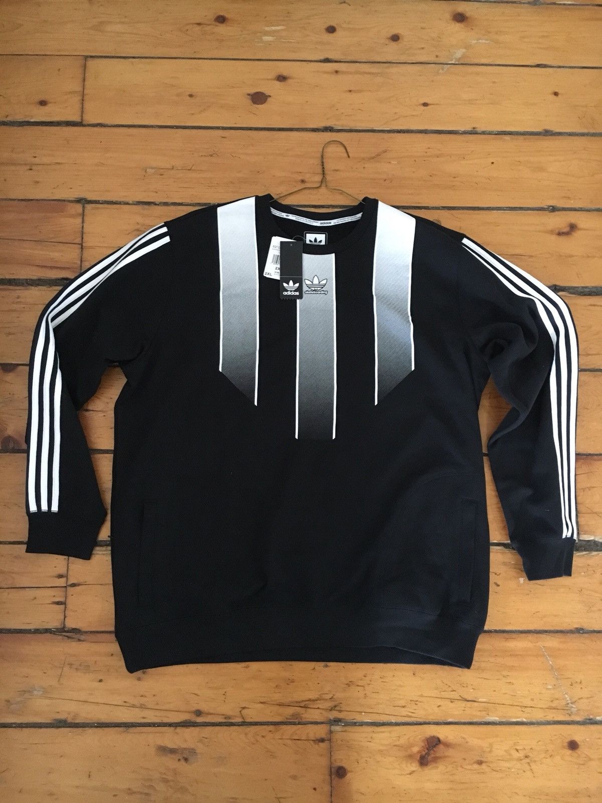 Adidas NEW🔥RARE Adidas Goalie Skateboarding Crew Neck Stash Pocket Size US XXL / EU 58 / 5 - 3 Thumbnail