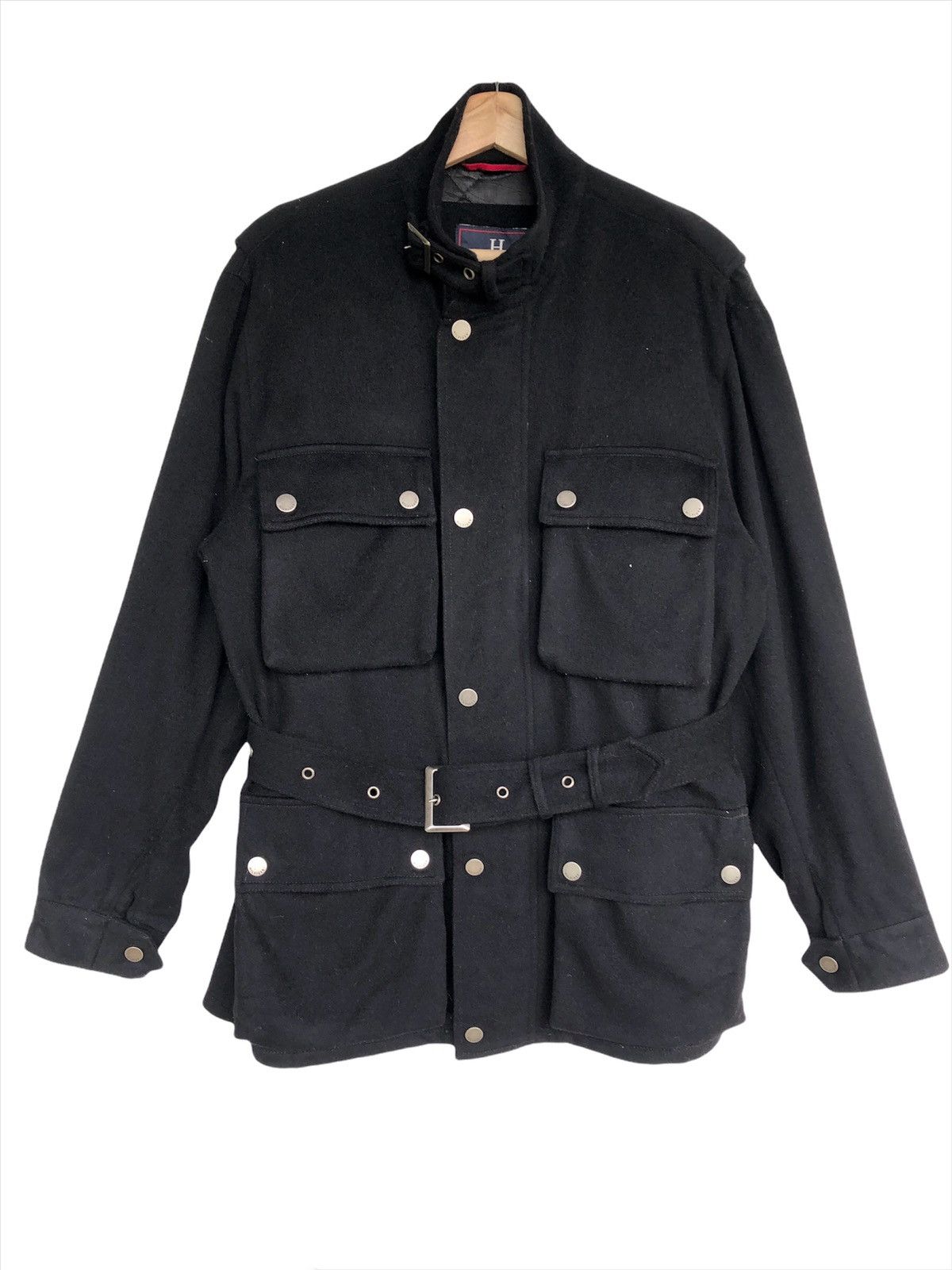 Hilfiger Multipocket Wool Jacket Luxury Size S