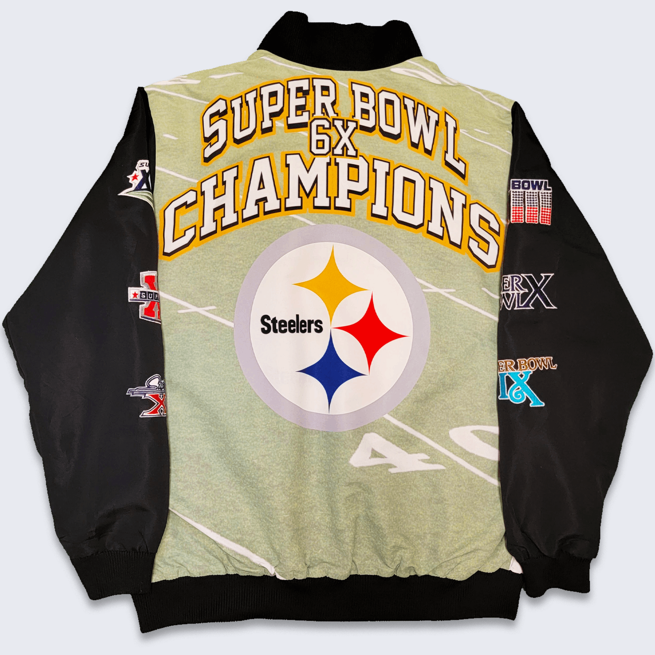 Vintage Pittsburgh Steelers Super Bowl 6x Champions Jacket