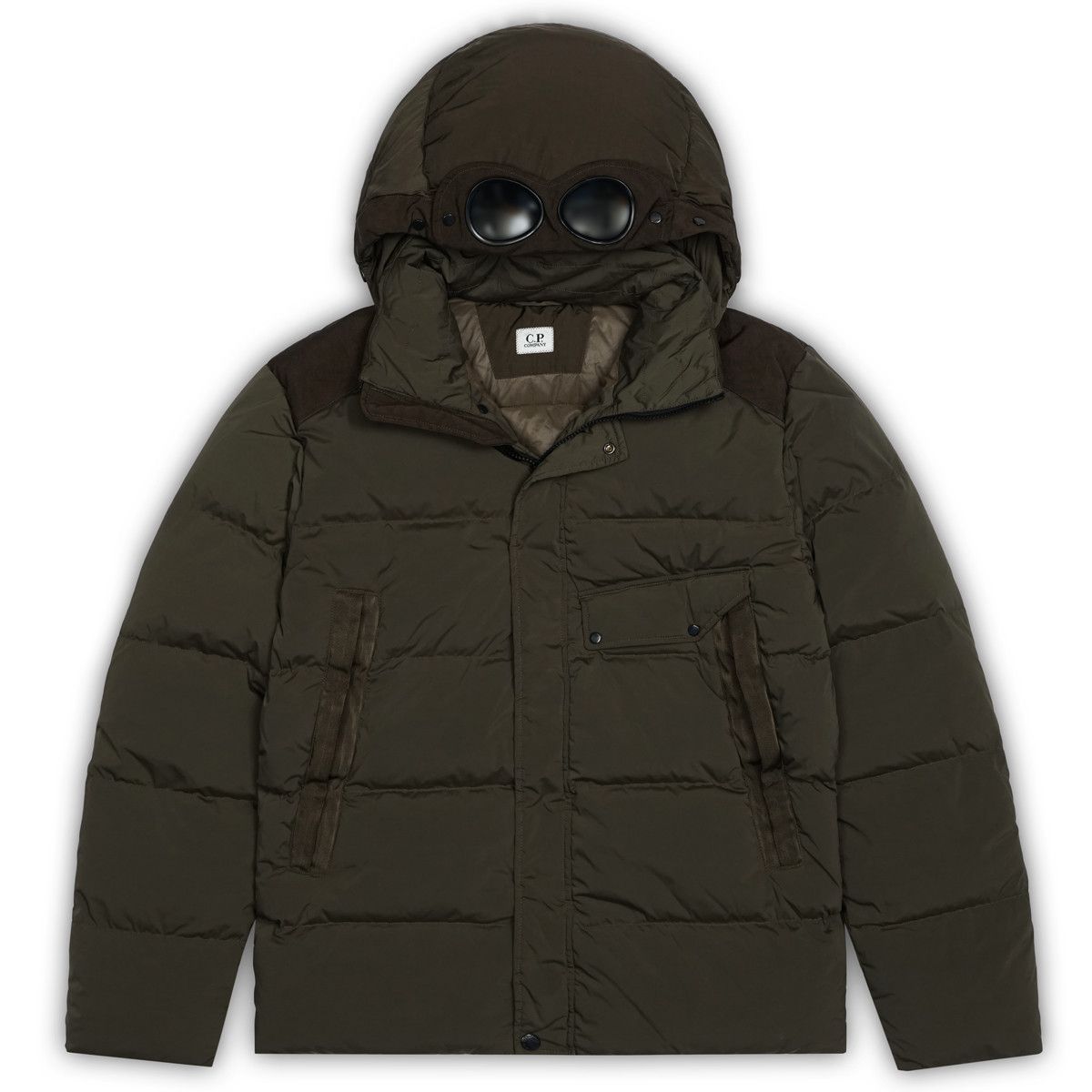 C.P. COMPANY Nycra Down Filled Hooded Goggle 07CMOW220A Outerwear