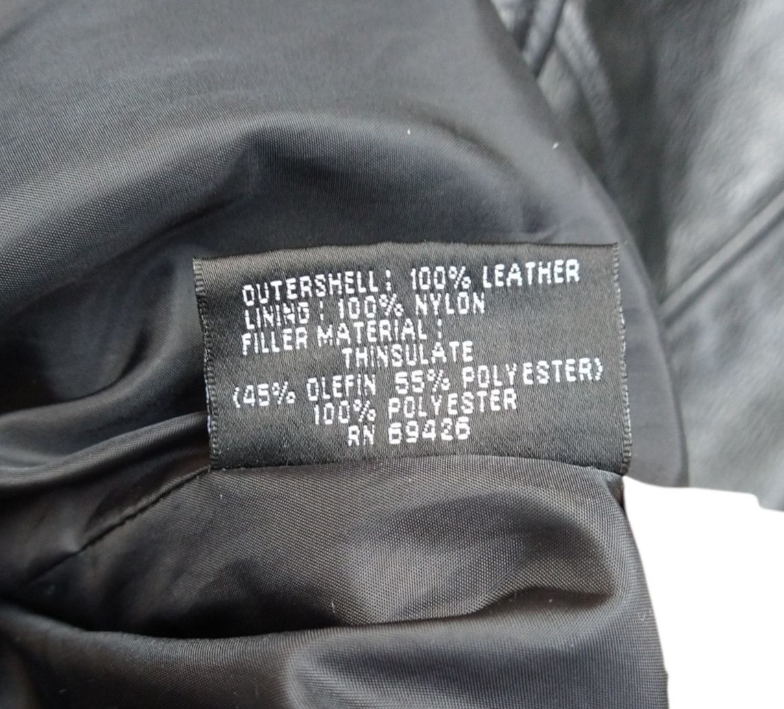 Wilsons Leather Wilson Leather Motorcycle Jacket Biker Black XL Size US XL / EU 56 / 4 - 10 Thumbnail