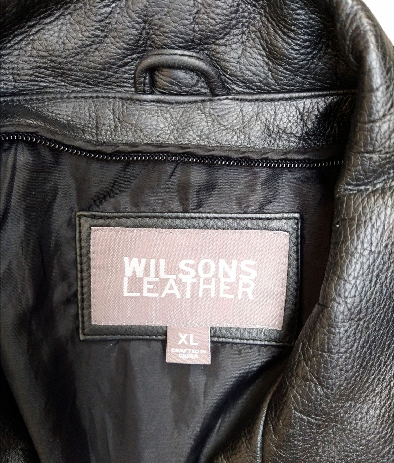 Wilsons Leather Wilson Leather Motorcycle Jacket Biker Black XL Size US XL / EU 56 / 4 - 5 Thumbnail