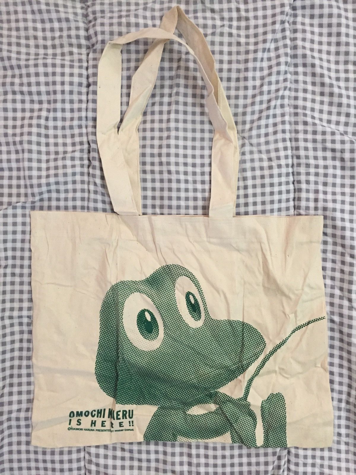 Japanese Brand Omochi Kaeru Is Here Tote Bag Size ONE SIZE - 1 Thumbnail