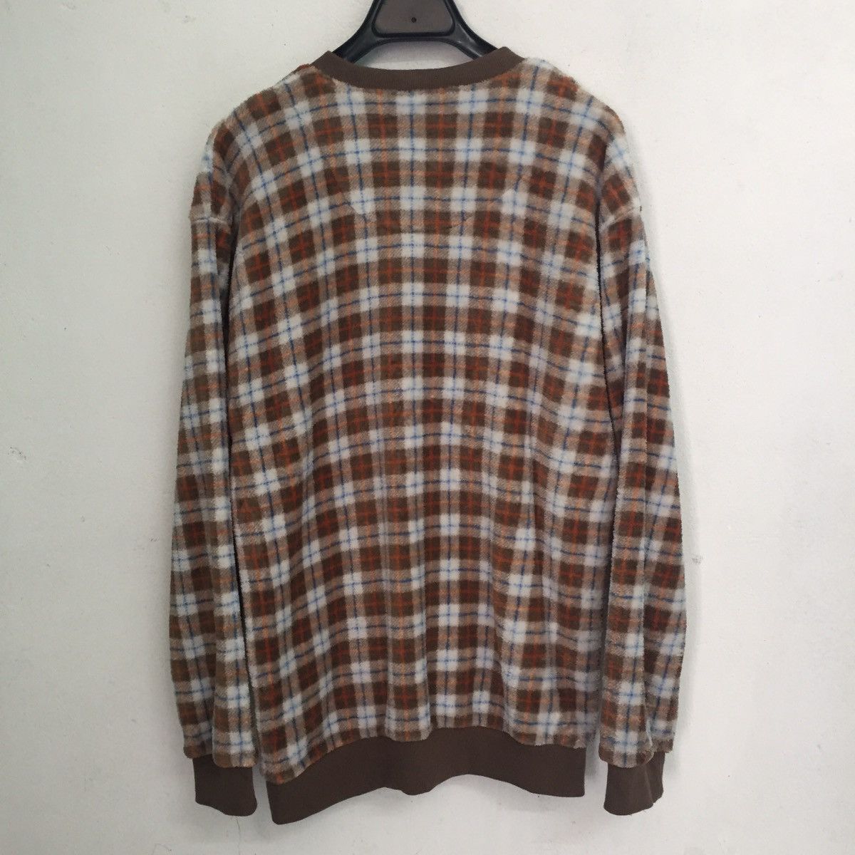 Golden Bear Checkered Golden Bear Fleece Button Sweater/Sweatshirt Size US L / EU 52-54 / 3 - 7 Thumbnail