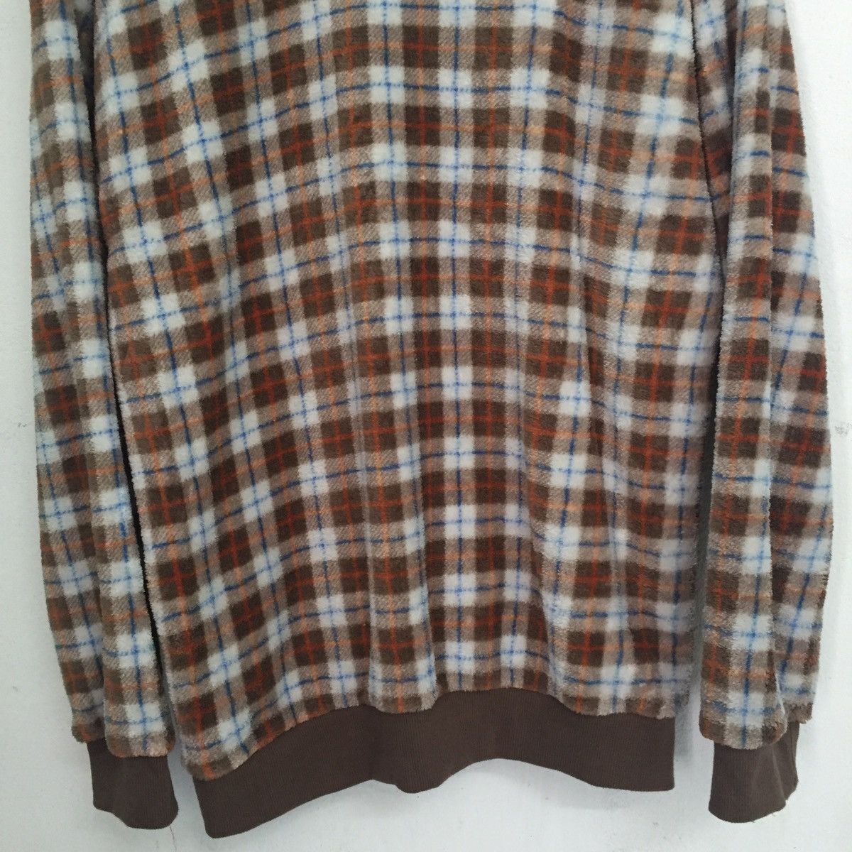Golden Bear Checkered Golden Bear Fleece Button Sweater/Sweatshirt Size US L / EU 52-54 / 3 - 9 Thumbnail