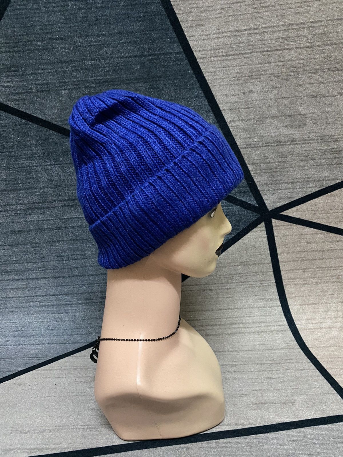 R.Newbold R.Newbold Blue Short Beanie Hat Size ONE SIZE - 3 Thumbnail