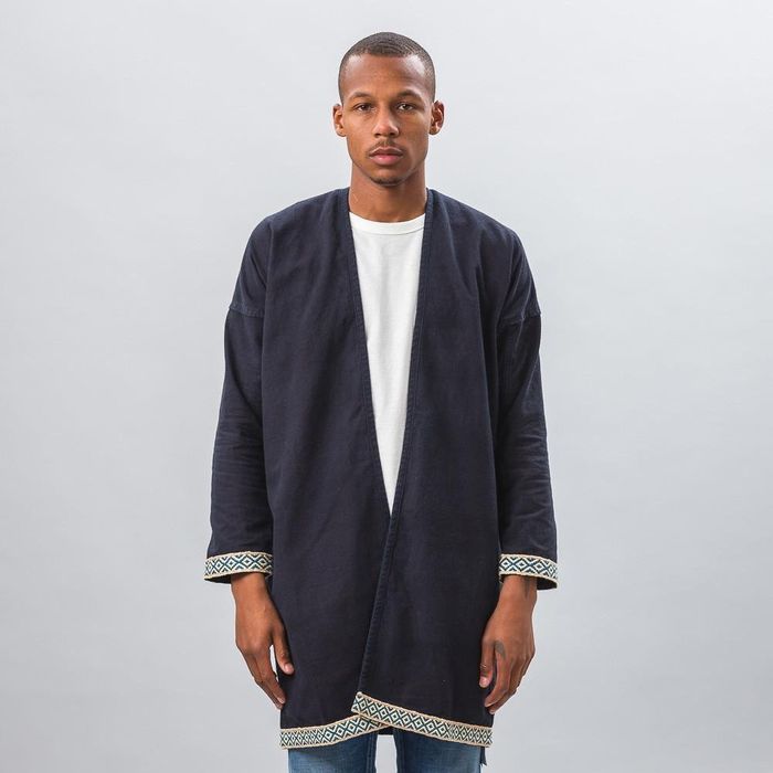 Visvim Sanjuro coat Silk Road (Dk. Indigo) | Grailed