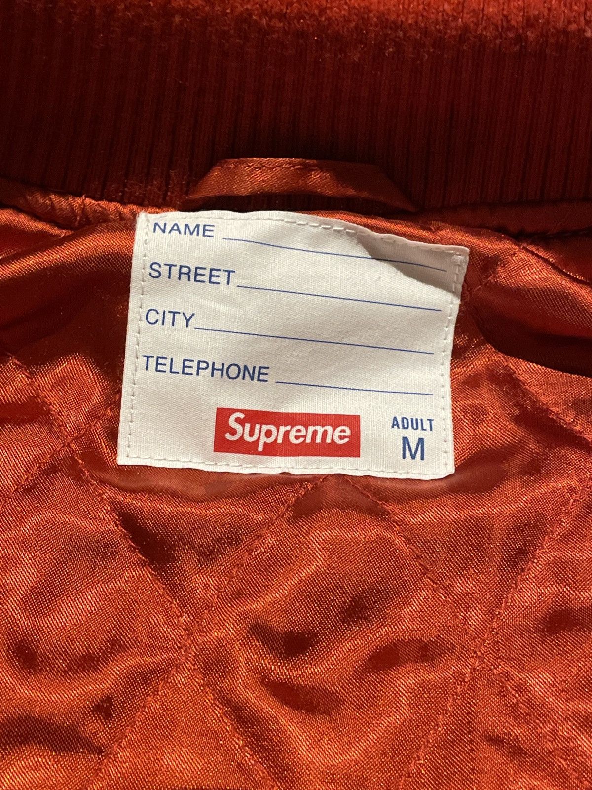 Supreme Supreme Team Team Varsity Jacket Red / Yellow Size Medium Size US M / EU 48-50 / 2 - 6 Thumbnail