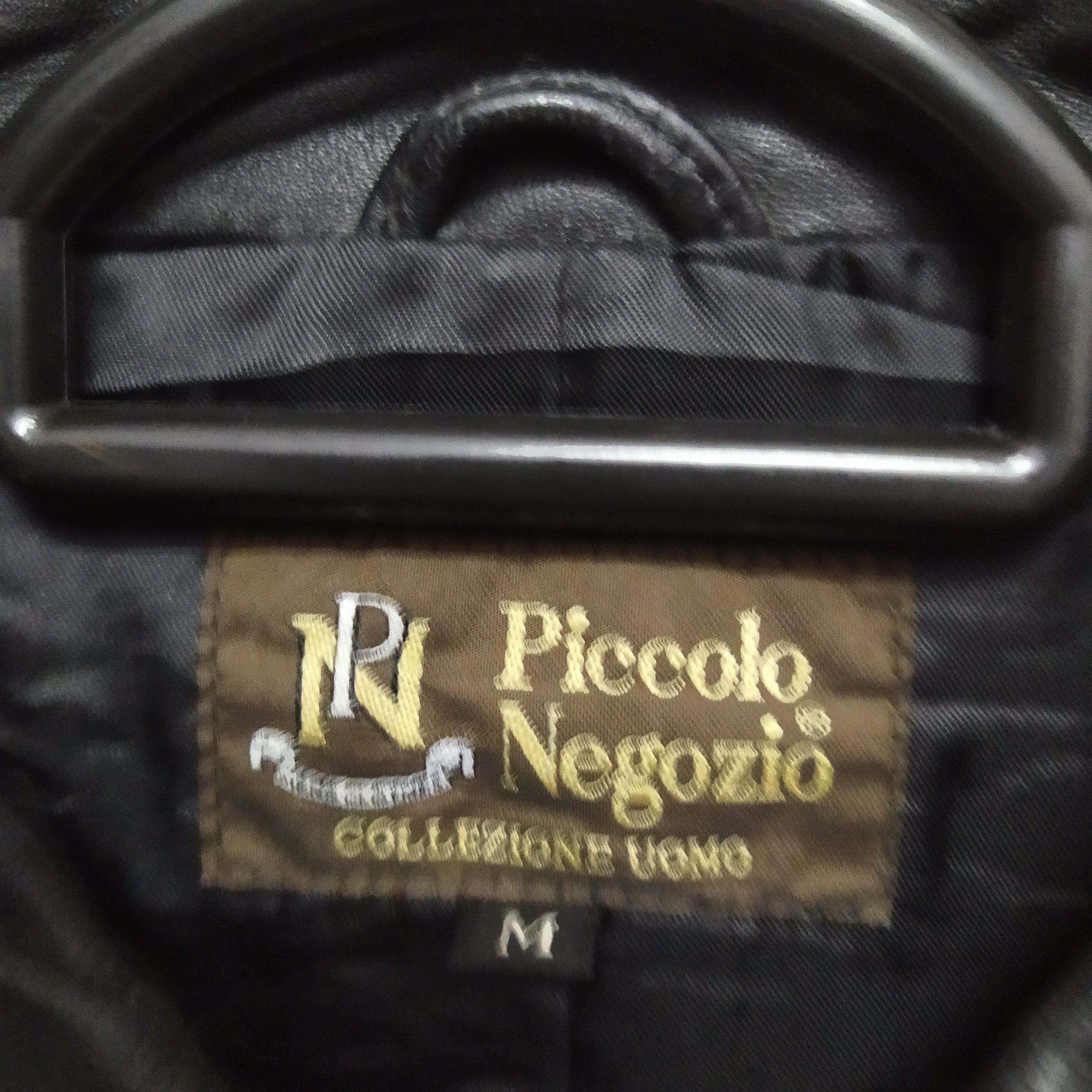 Designer × Salvatore Piccolo PICCOLO NEGOZIO LEATHER JACKET ITALIAN DESIGNER (D505) Size US M / EU 48-50 / 2 - 4 Thumbnail