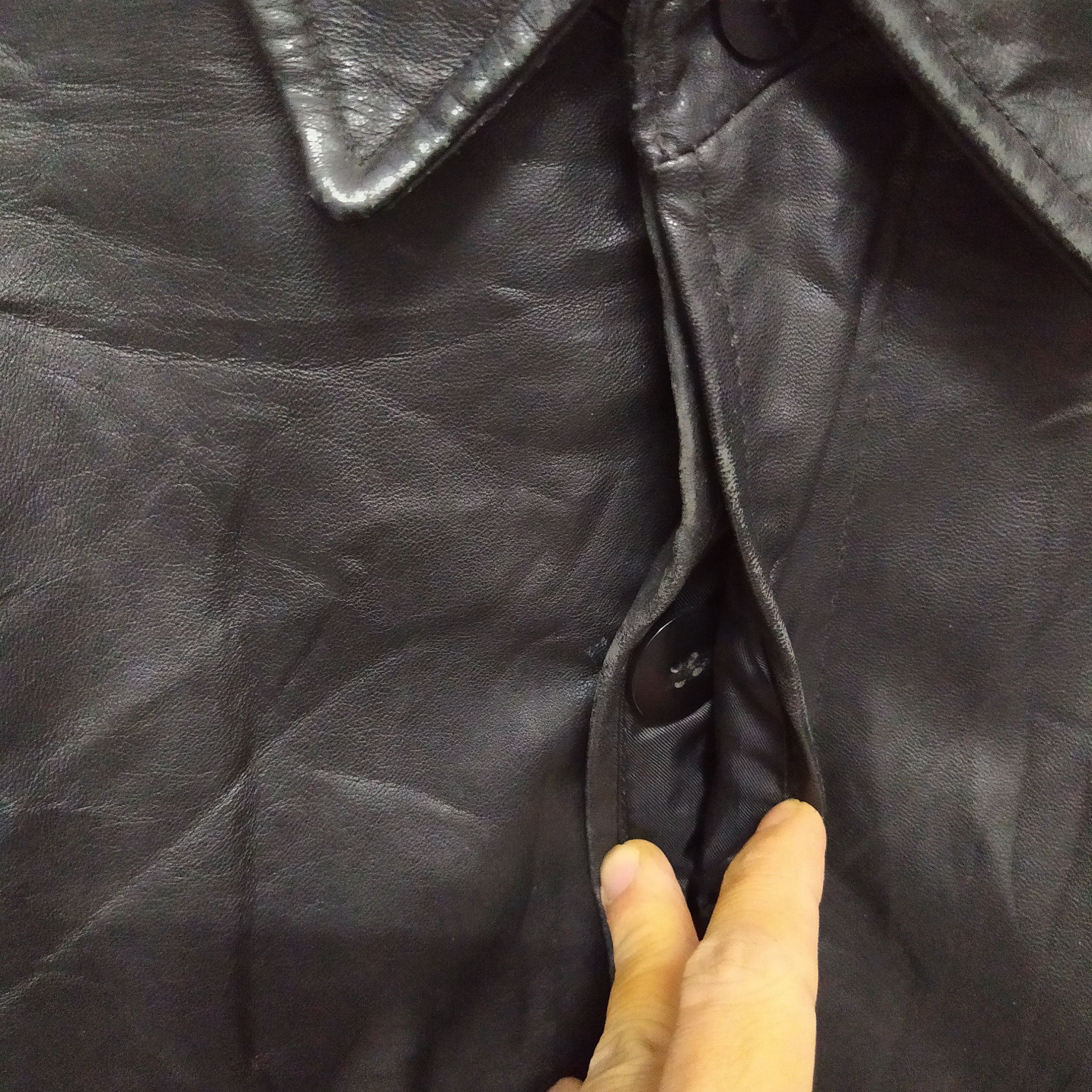 Designer × Salvatore Piccolo PICCOLO NEGOZIO LEATHER JACKET ITALIAN DESIGNER (D505) Size US M / EU 48-50 / 2 - 3 Thumbnail