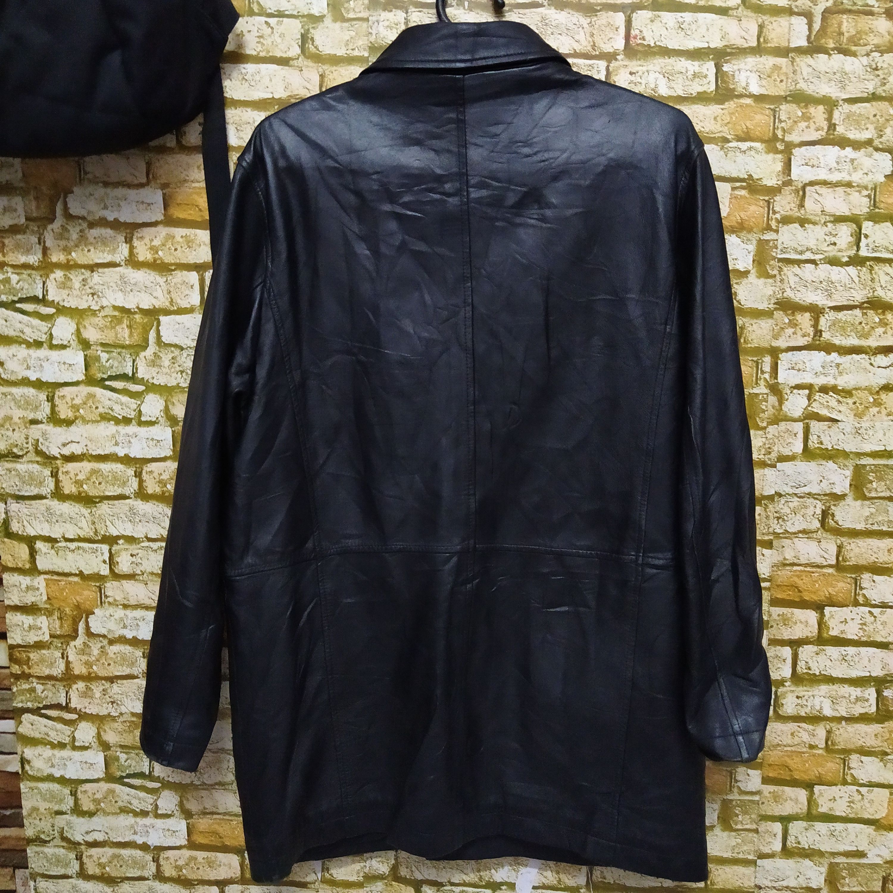 Designer × Salvatore Piccolo PICCOLO NEGOZIO LEATHER JACKET ITALIAN DESIGNER (D505) Size US M / EU 48-50 / 2 - 5 Thumbnail