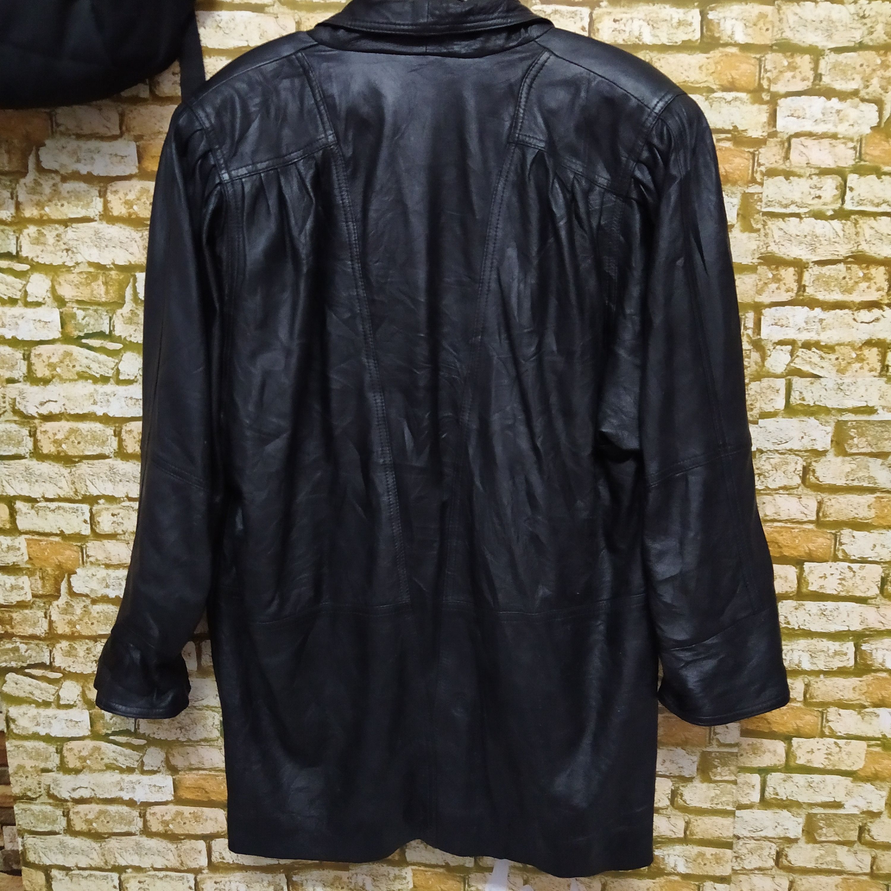 Sergio Tacchini VTG ST by SERGIO TACHHINI LEATHER JACKET (D506) Size US L / EU 52-54 / 3 - 6 Thumbnail