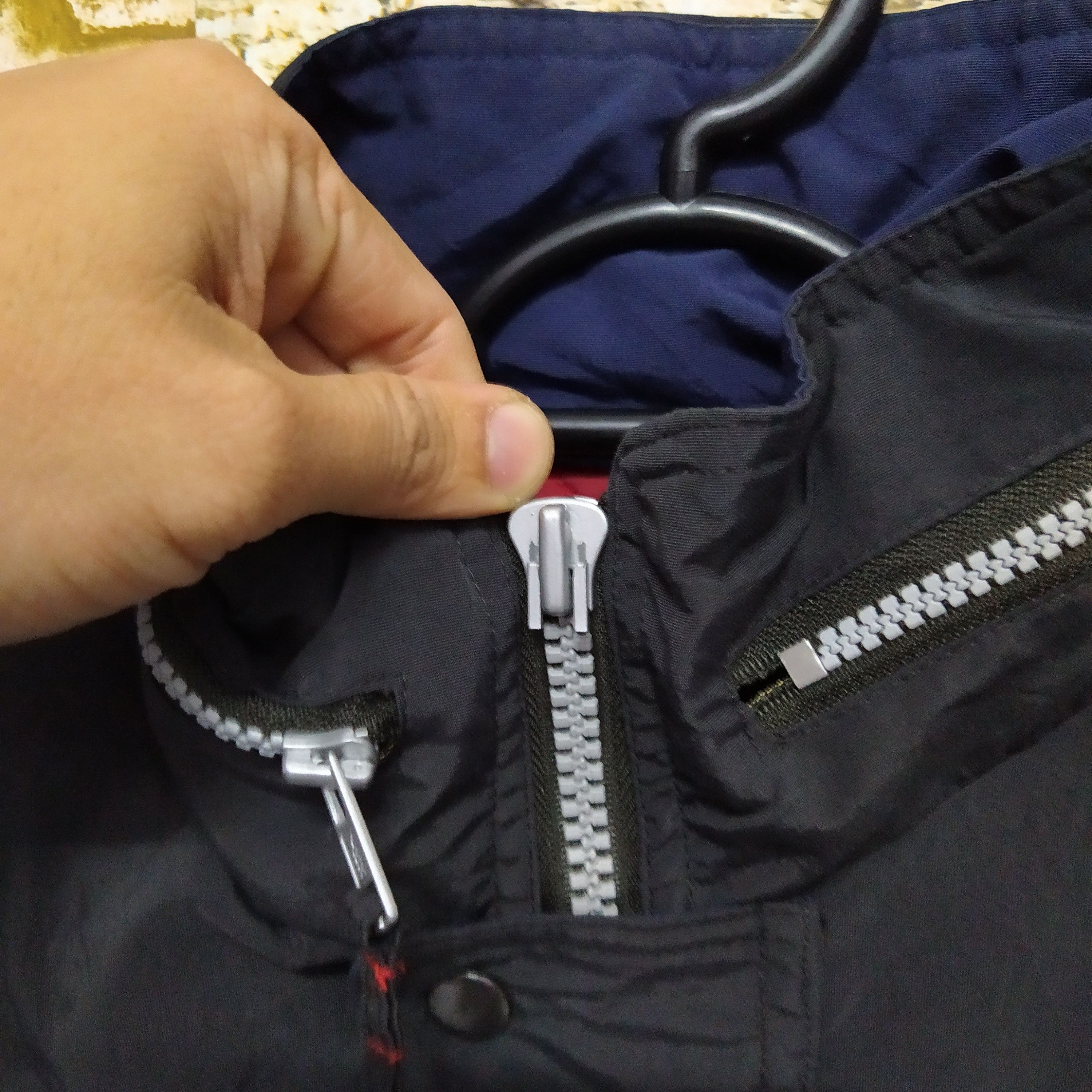Mercedes-Benz × Vintage 90s MERCEDES BENZ EMBROIDERRED PUFFLE LONG JACKET (D507) Size US L / EU 52-54 / 3 - 8 Thumbnail