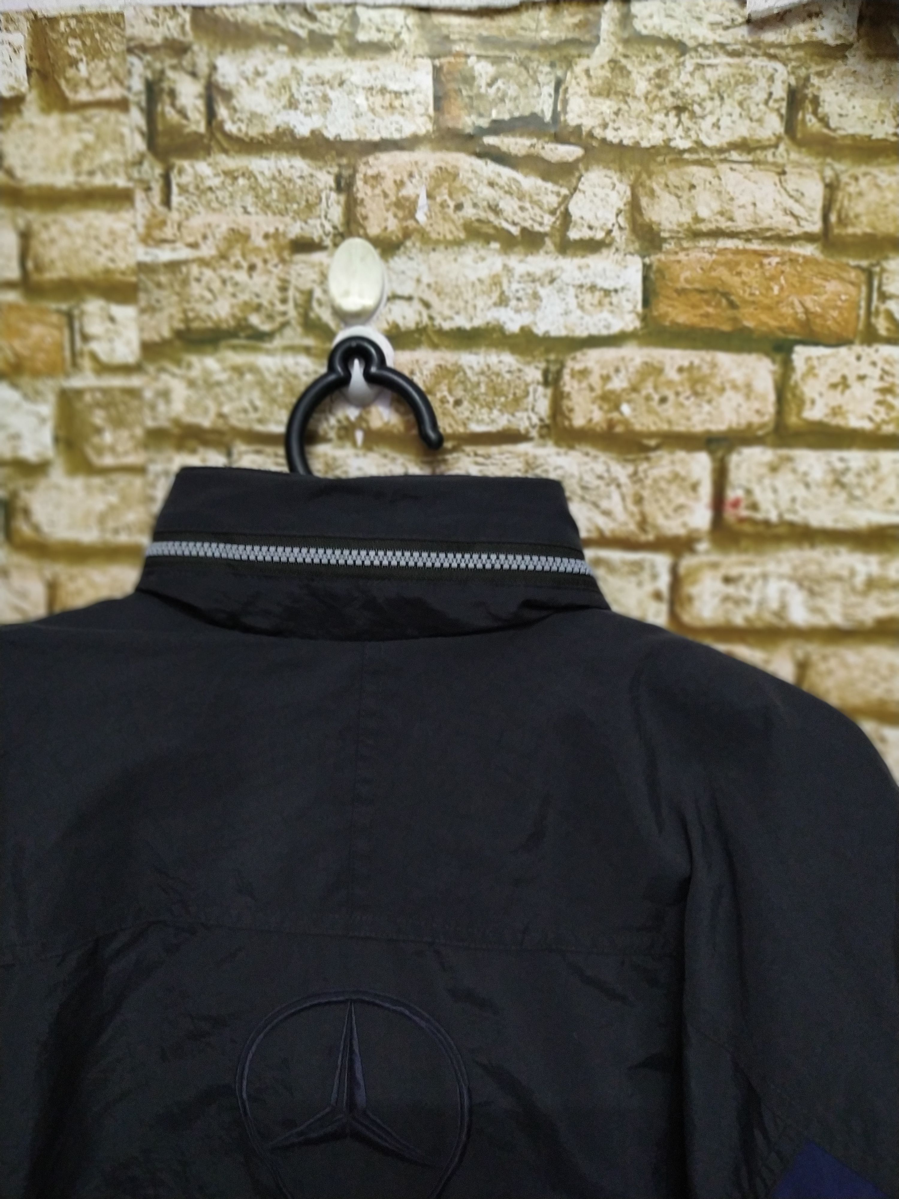 Mercedes-Benz × Vintage 90s MERCEDES BENZ EMBROIDERRED PUFFLE LONG JACKET (D507) Size US L / EU 52-54 / 3 - 4 Thumbnail