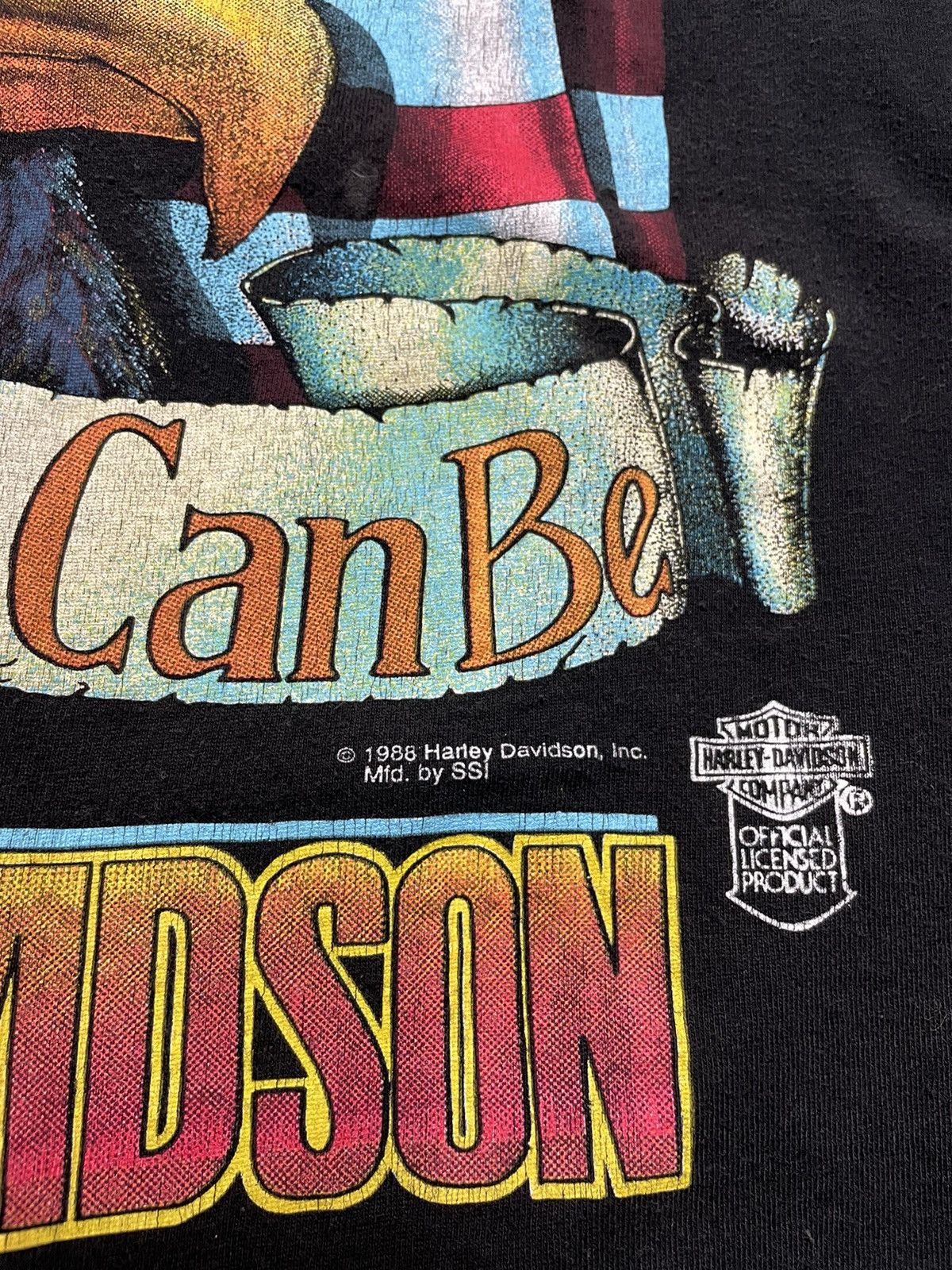 Vintage 1988 Harley Davidson RARE Be All You Can Be Sleeveless Shirt Size US M / EU 48-50 / 2 - 3 Thumbnail