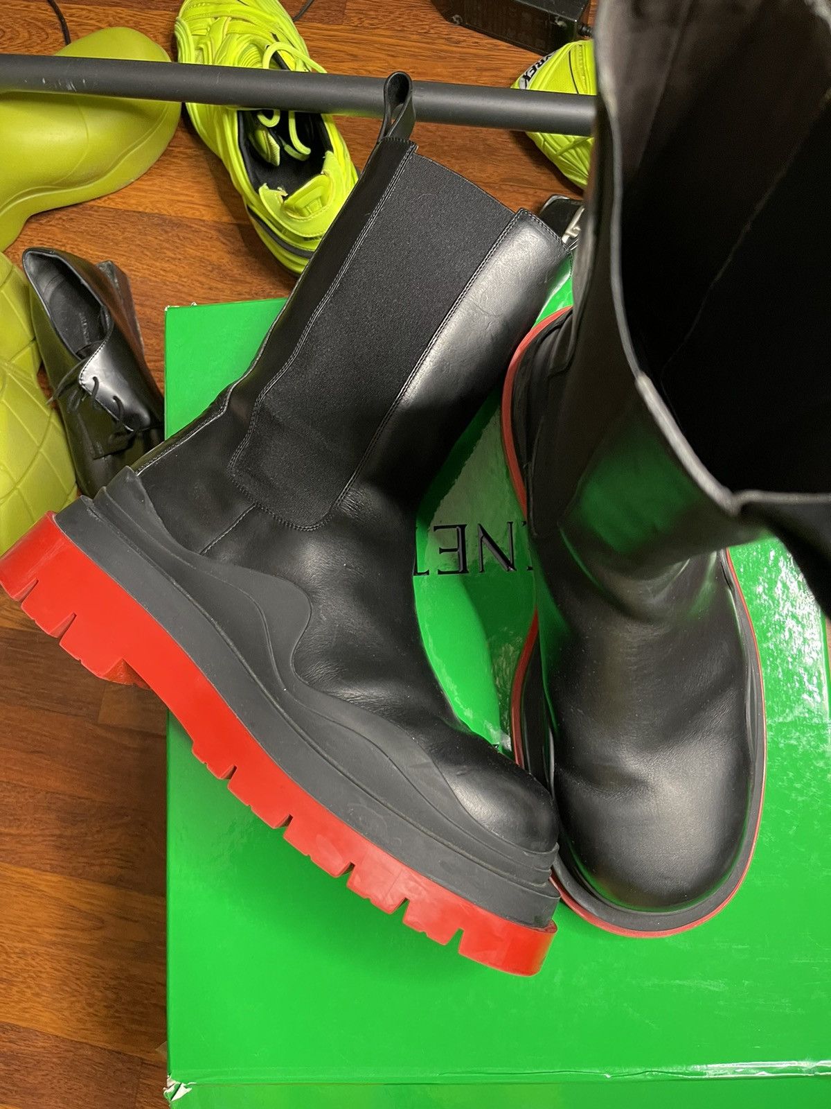 Bottega Veneta Bottega Veneta Tire Boots Size US 8 / EU 41 - 2 Thumbnail