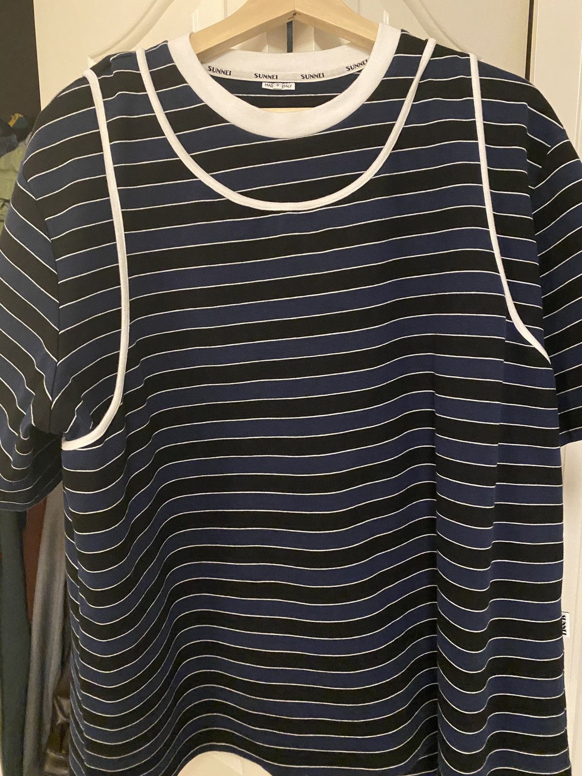 SUNNEI OVER SHIRT W DOUBLE SLEEVES シャツ