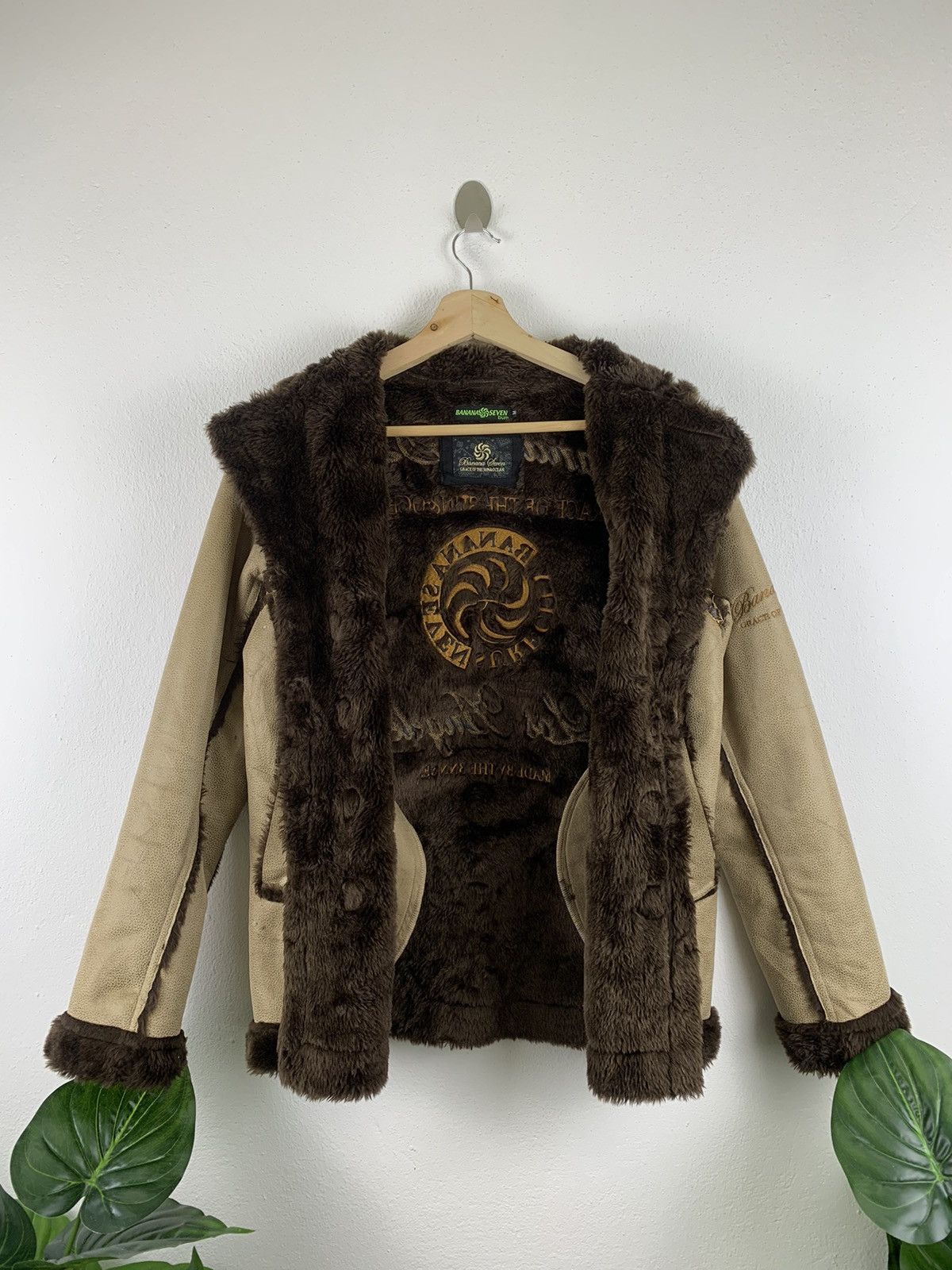 Banana Republic BANANA SEVEN SUEDE SHERLING JACKET Size US M / EU 48-50 / 2 - 8 Thumbnail