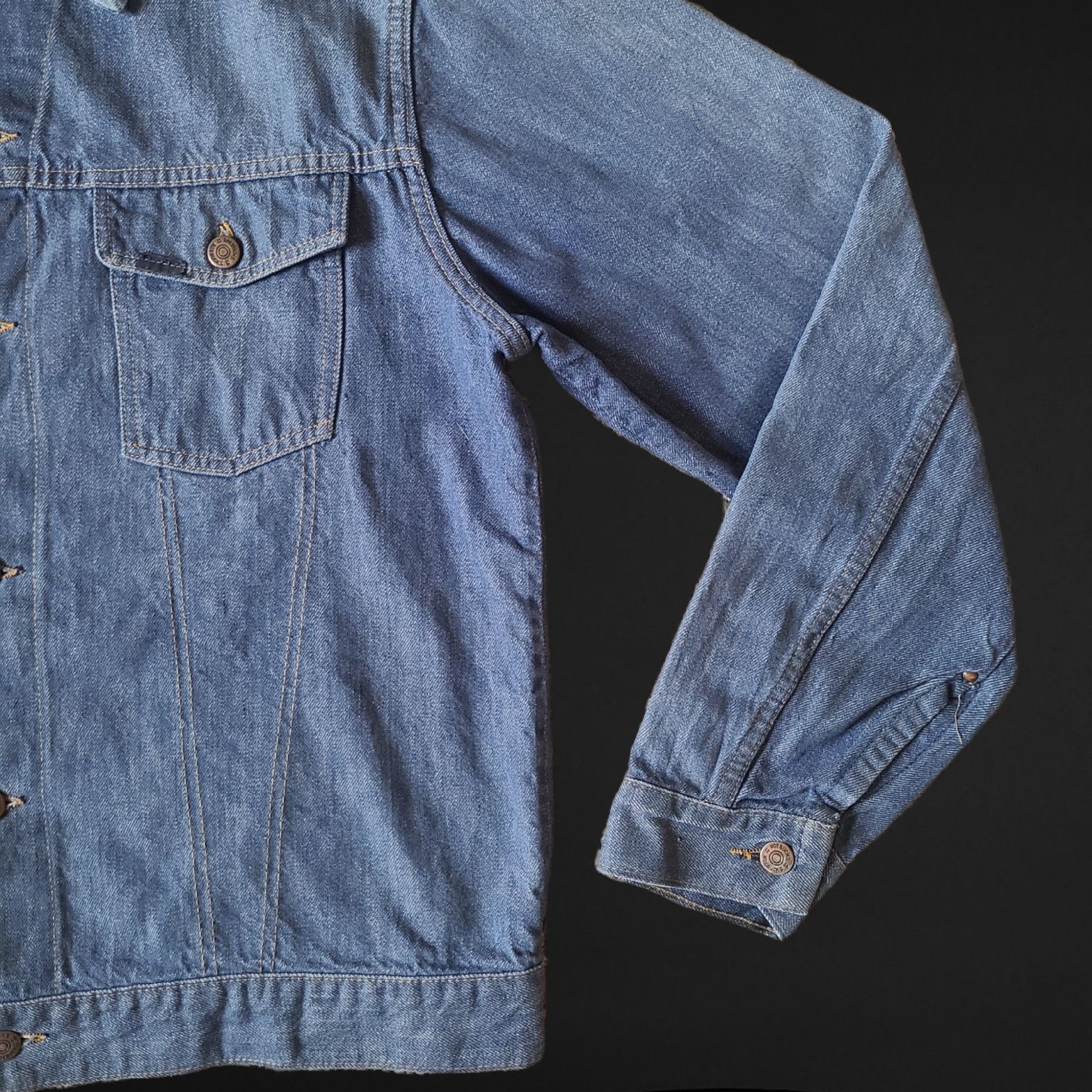 Sears Vintage Selvedge Roebuck 60’s Denim Jean Trucker Jacket USA Size US L / EU 52-54 / 3 - 2 Thumbnail