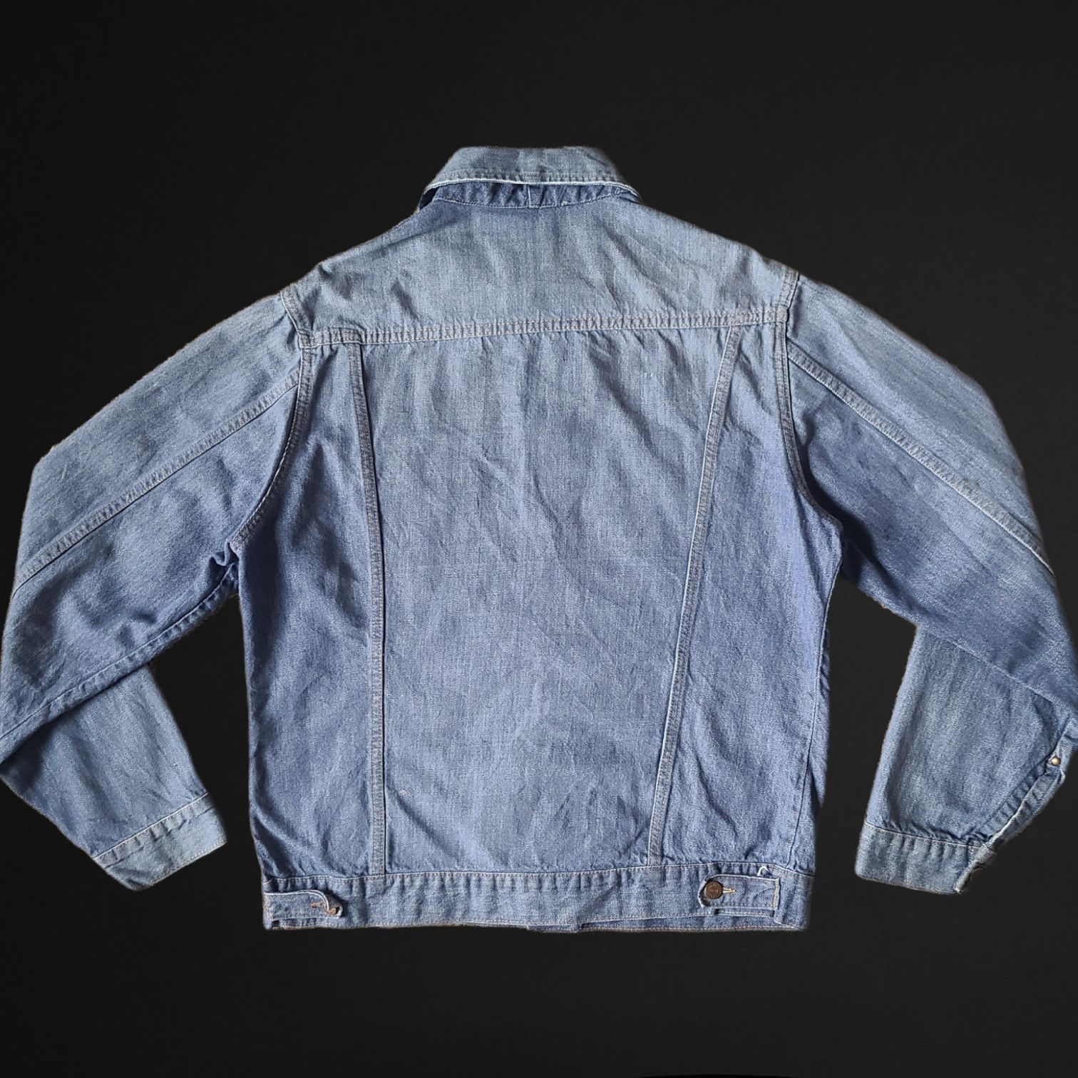 Sears Vintage Selvedge Roebuck 60’s Denim Jean Trucker Jacket USA Size US L / EU 52-54 / 3 - 9 Thumbnail