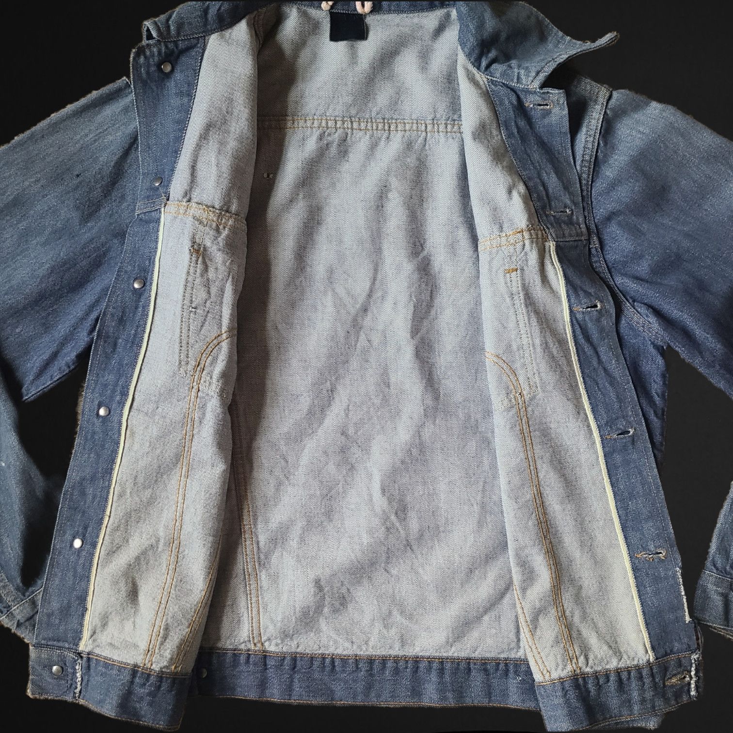 Sears Vintage Selvedge Roebuck 60’s Denim Jean Trucker Jacket USA Size US L / EU 52-54 / 3 - 6 Thumbnail