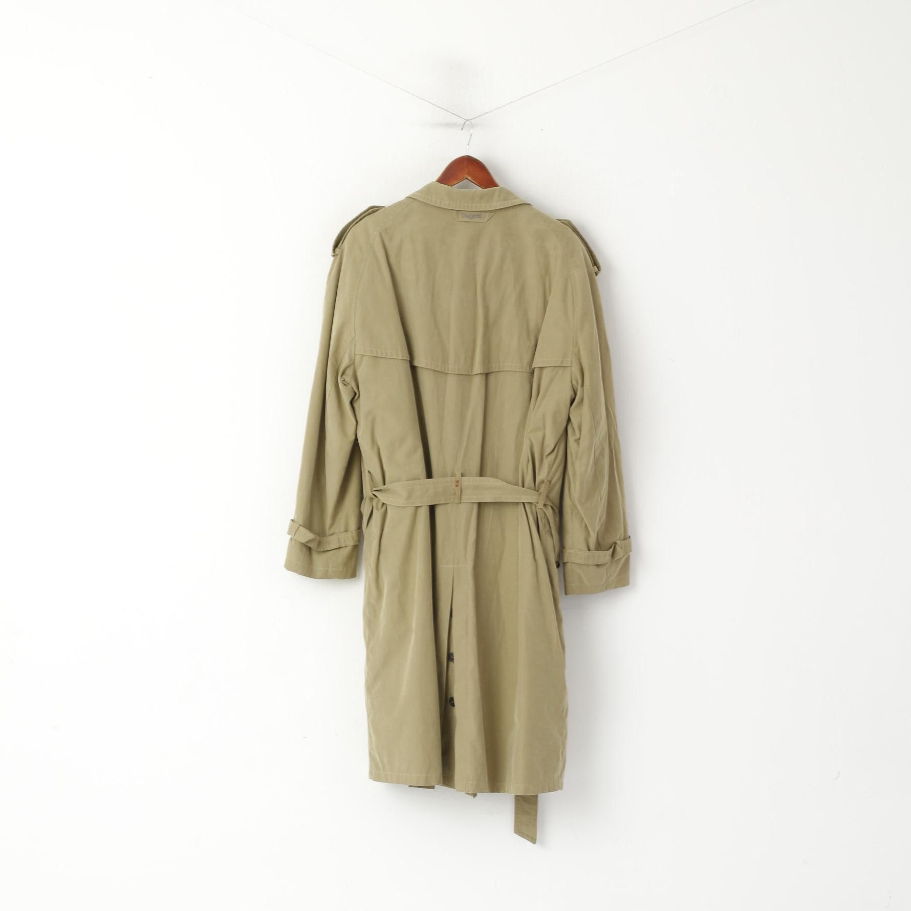 Bugatti Bugatti Men 25 M Coat Green Khaki Cotton Classic 3139 Size US M / EU 48-50 / 2 - 10 Thumbnail