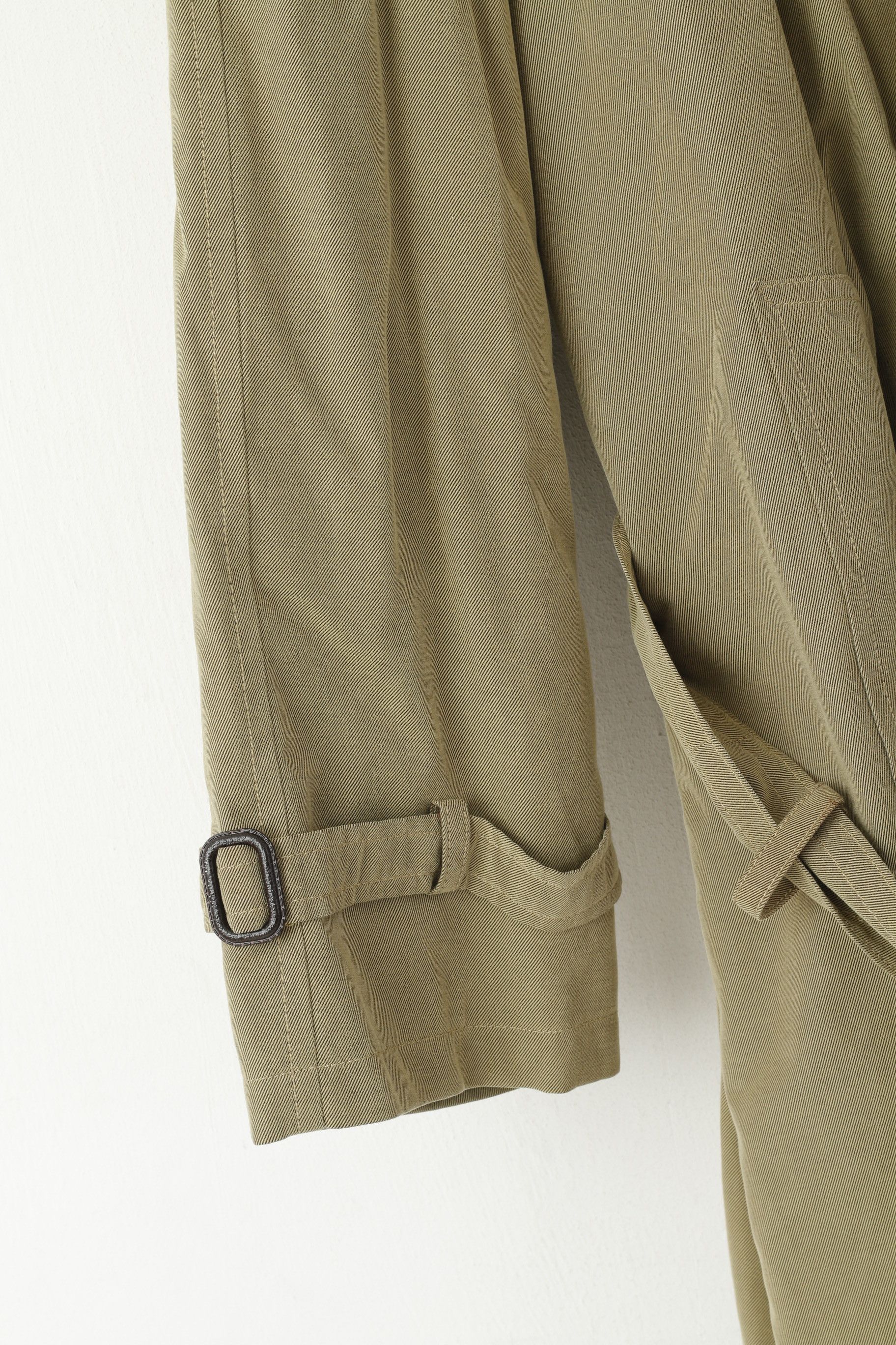 Bugatti Bugatti Men 25 M Coat Green Khaki Cotton Classic 3139 Size US M / EU 48-50 / 2 - 3 Thumbnail