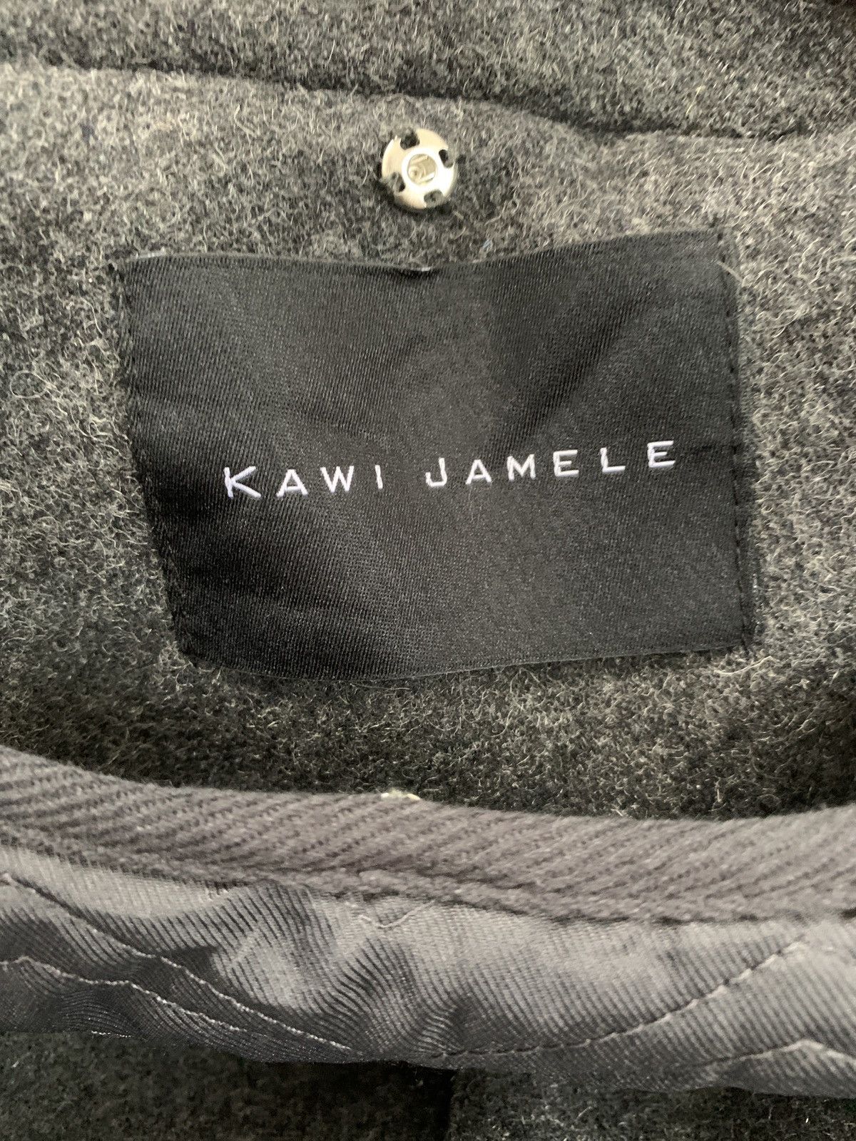 Designer × Japanese Brand KAWI JAMELE LONG COAT WOOL FABRIC Size US M / EU 48-50 / 2 - 7 Thumbnail