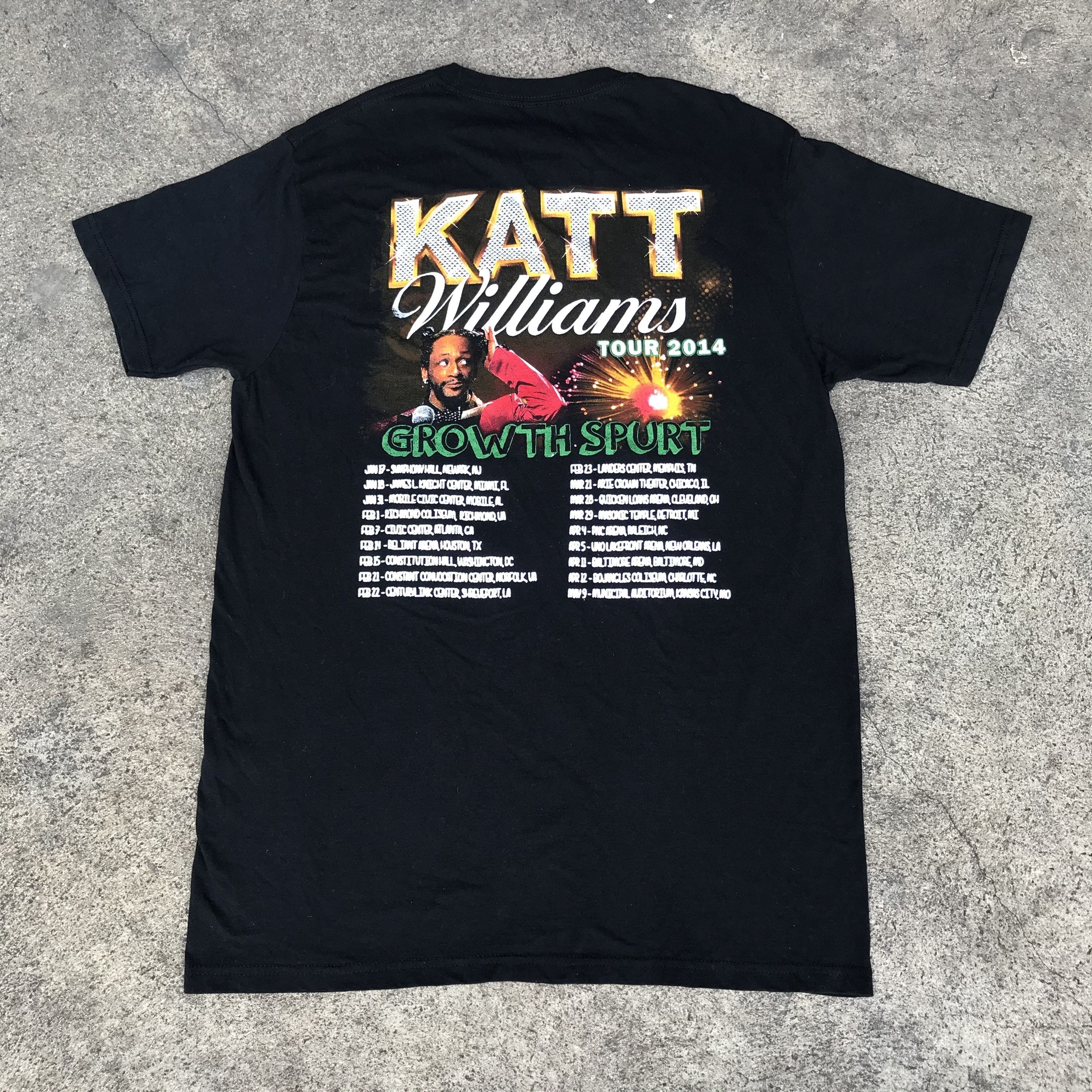 Band Tees × Rap Tees 2014 Katt Williams “Growth Spurt” Promo Tour Tee Size US L / EU 52-54 / 3 - 5 Thumbnail