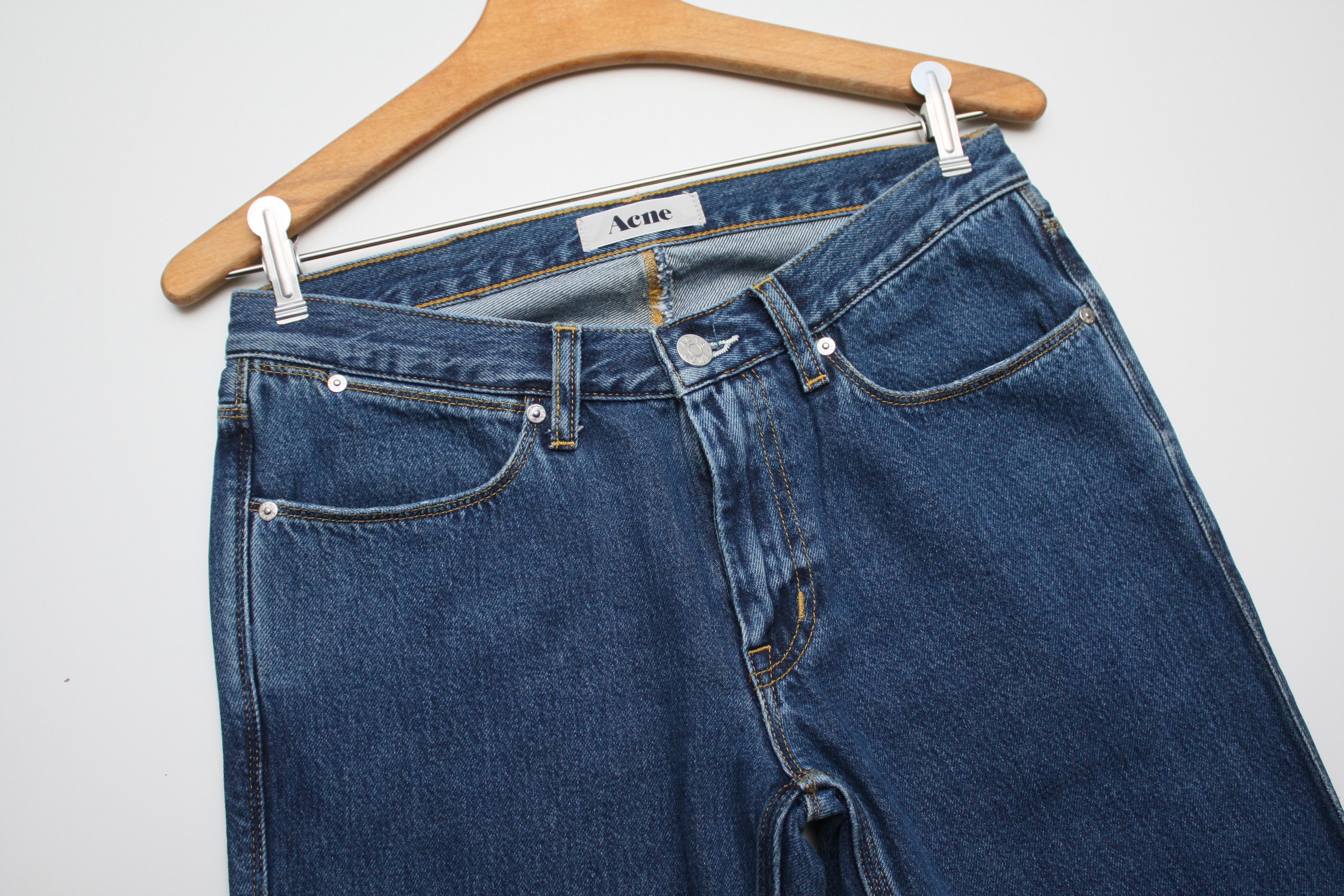 Acne Studios Acne Jeans Max/Medium Stone Denim Jenas Blue 30/34 Size US 30 / EU 46 - 1 Thumbnail