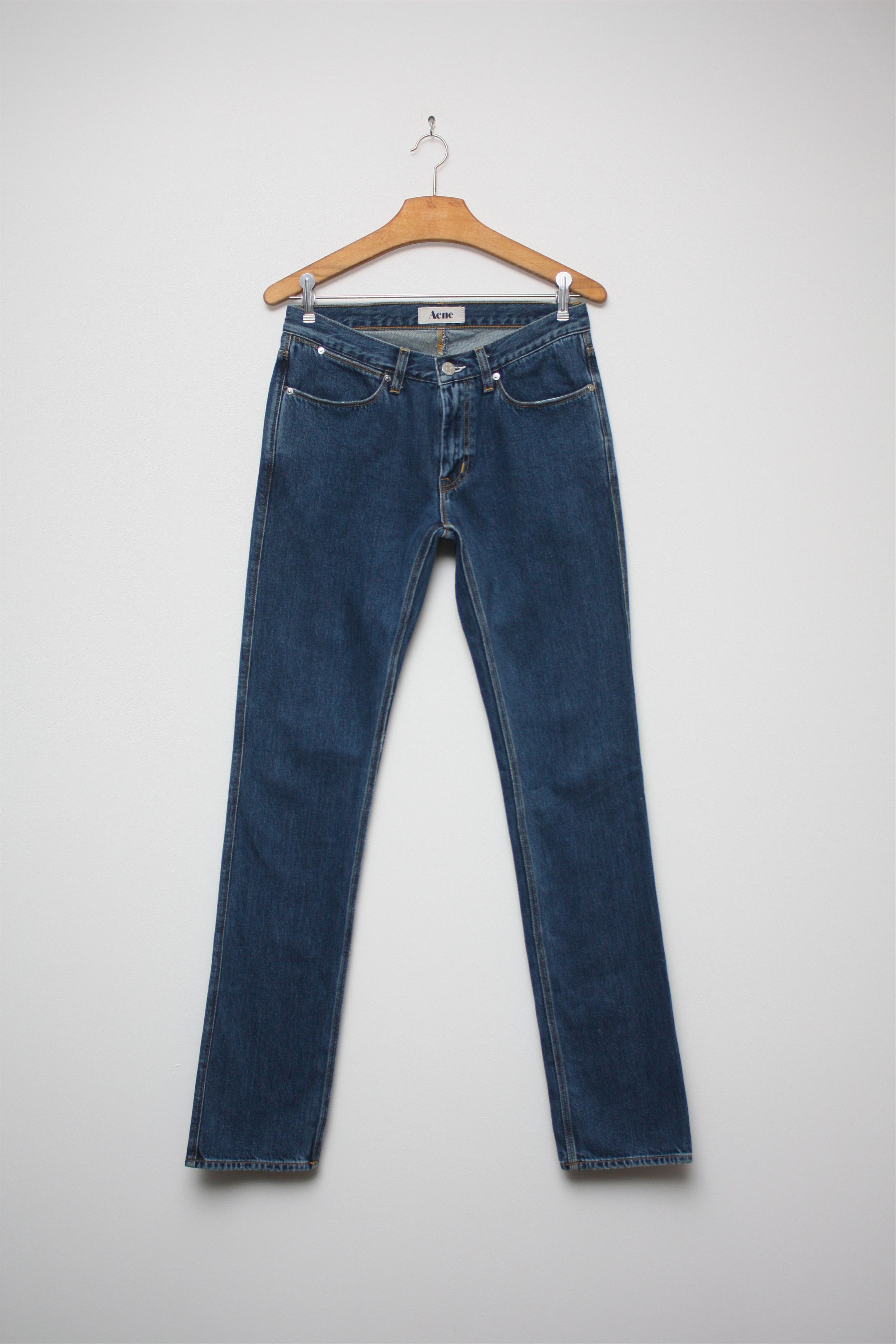 Acne Studios Acne Jeans Max/Medium Stone Denim Jenas Blue 30/34 Size US 30 / EU 46 - 2 Thumbnail