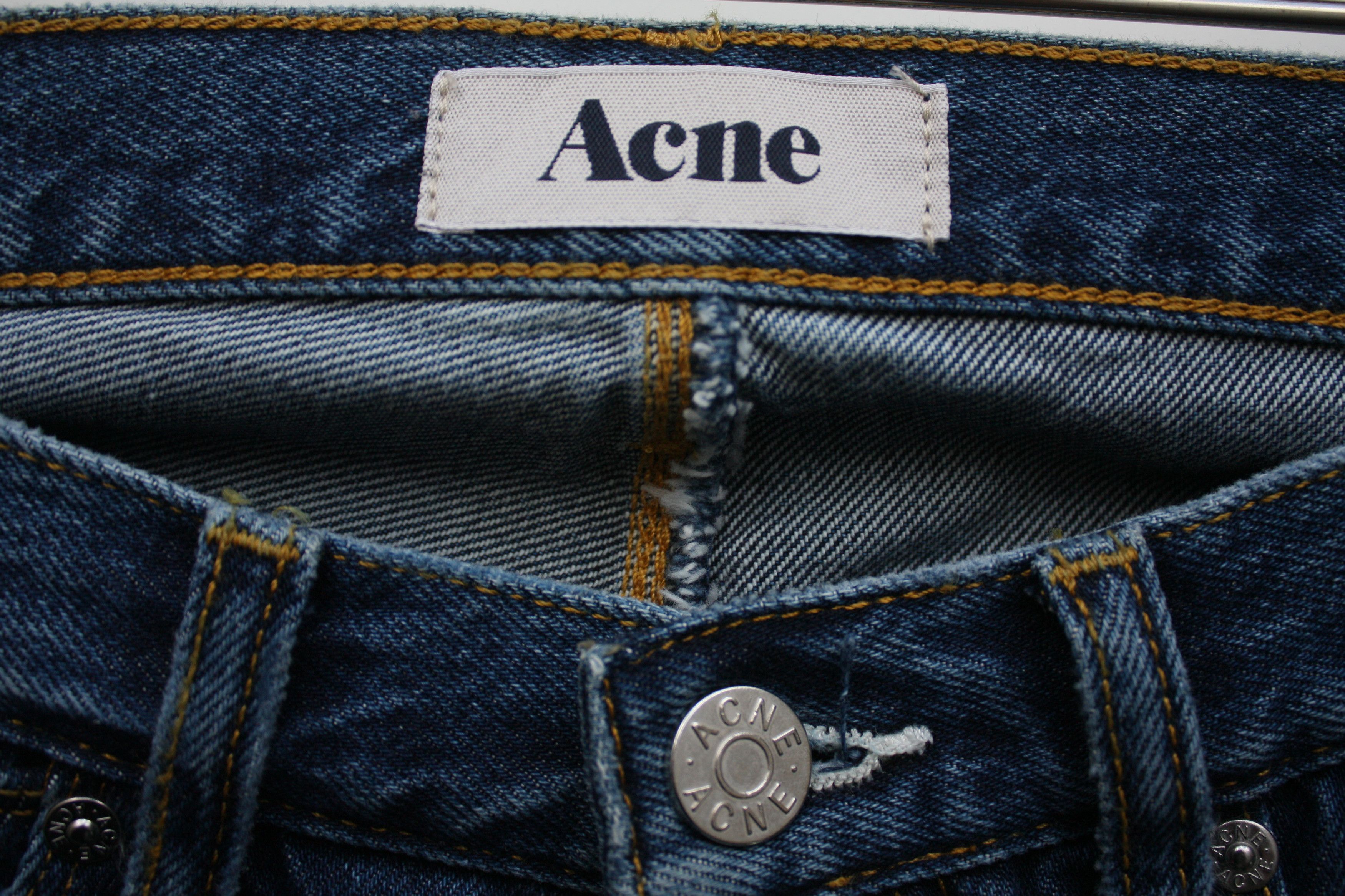 Acne Studios Acne Jeans Max/Medium Stone Denim Jenas Blue 30/34 Size US 30 / EU 46 - 4 Thumbnail