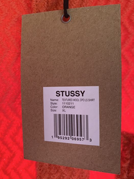 Stussy Stüssy Textured Wool CPO LS Shirt | Grailed