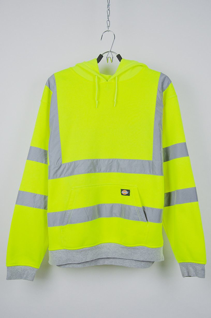 Dickies IN Hi-Vis Latzhose, Größe 44, Gelb – Mit Warnfunktion, Kniepolstern, Vielen Taschen, Für Bau & Industrie