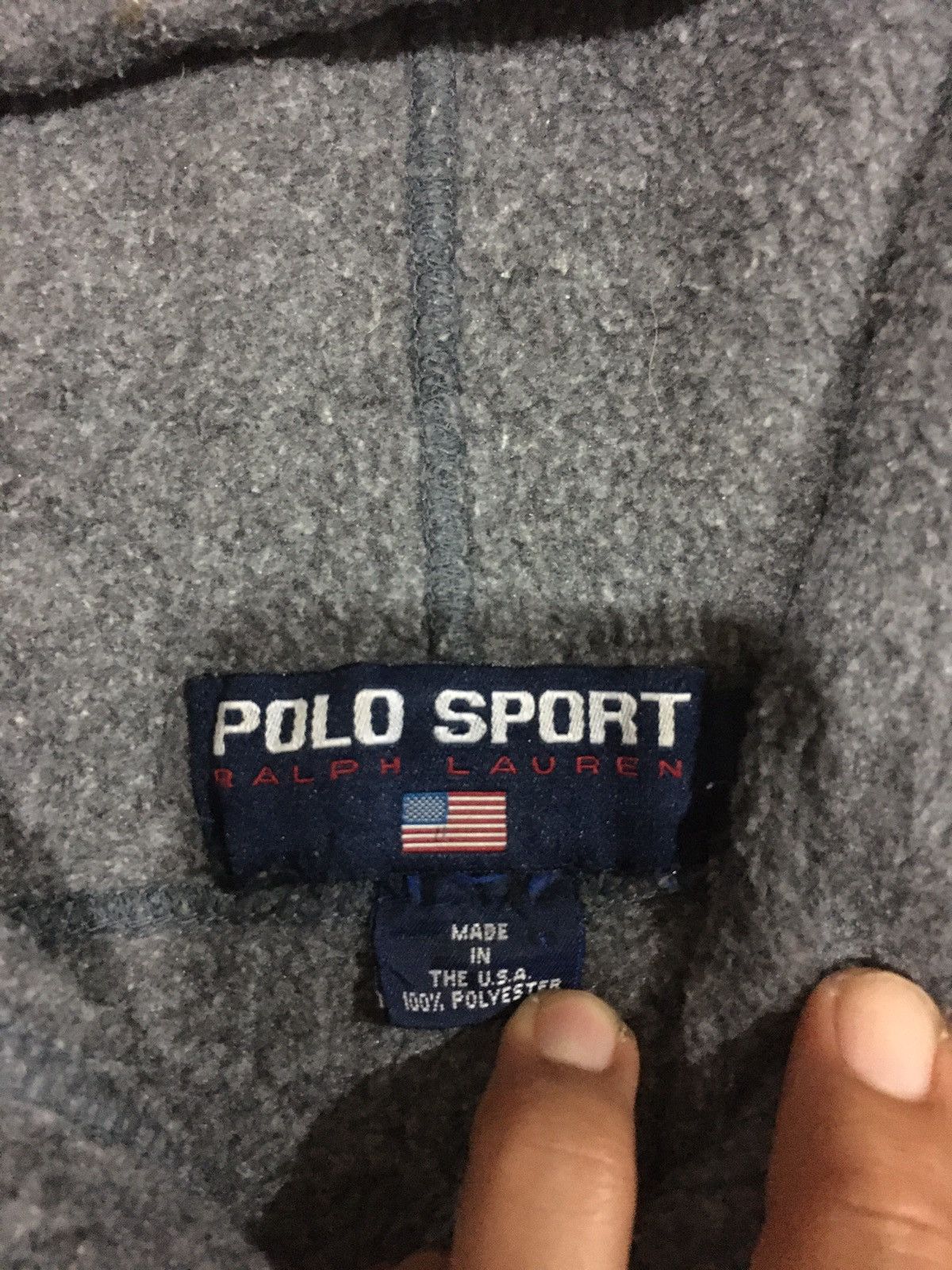 Vintage Polo sport USA logo hoodies Size US L / EU 52-54 / 3 - 5 Thumbnail