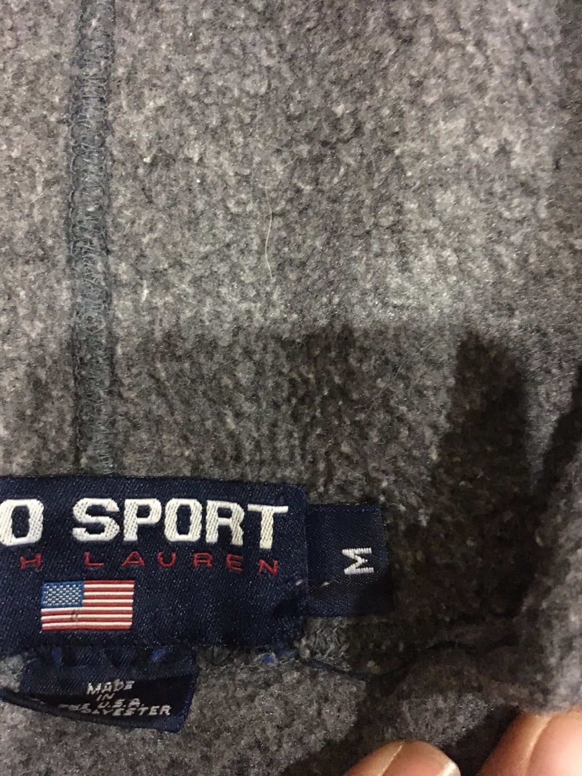 Vintage Polo sport USA logo hoodies Size US L / EU 52-54 / 3 - 6 Thumbnail