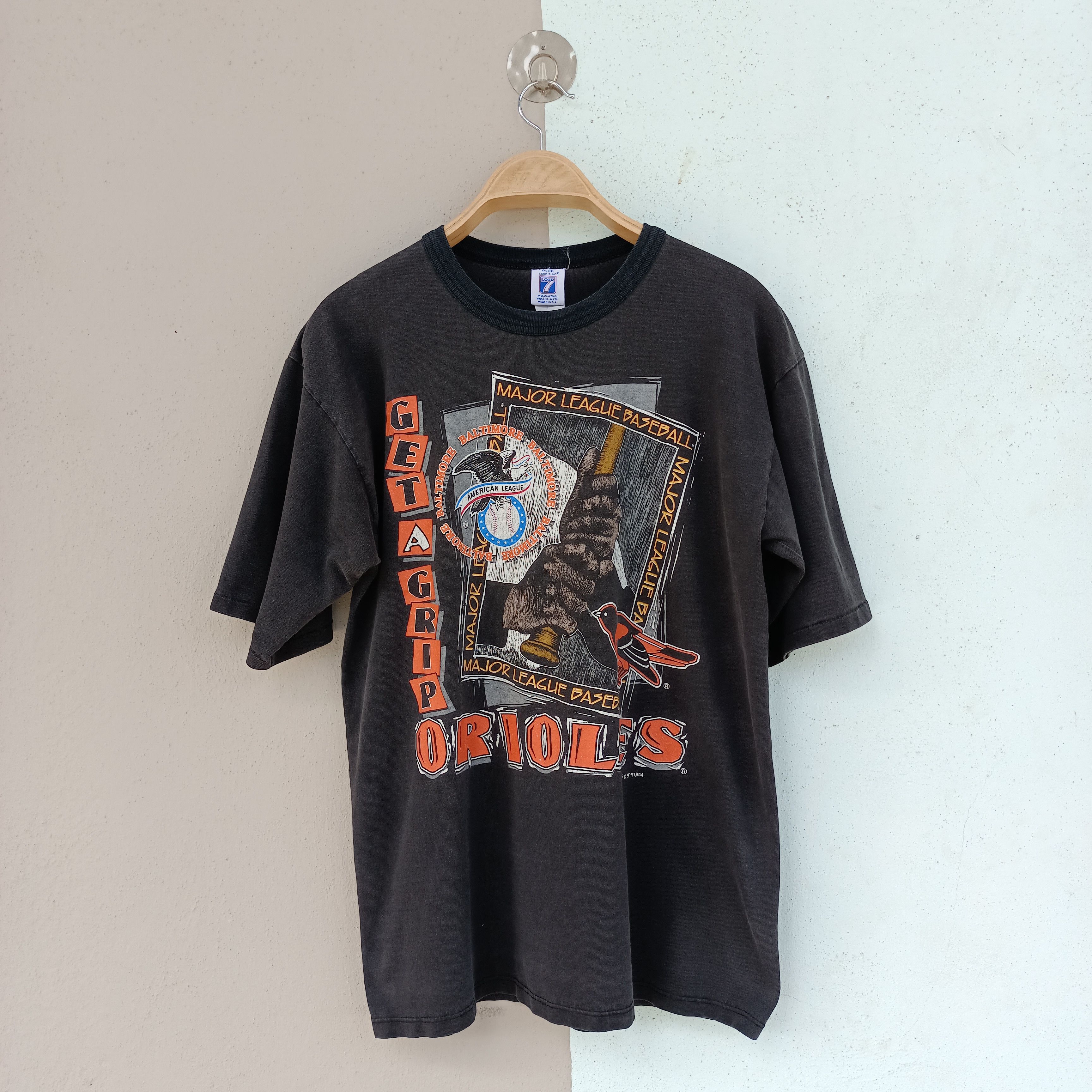 Logo 7 × MLB × Vintage VINTAGE 1994 MLB BALTIMORE ORIOLES T SHIRT | Grailed