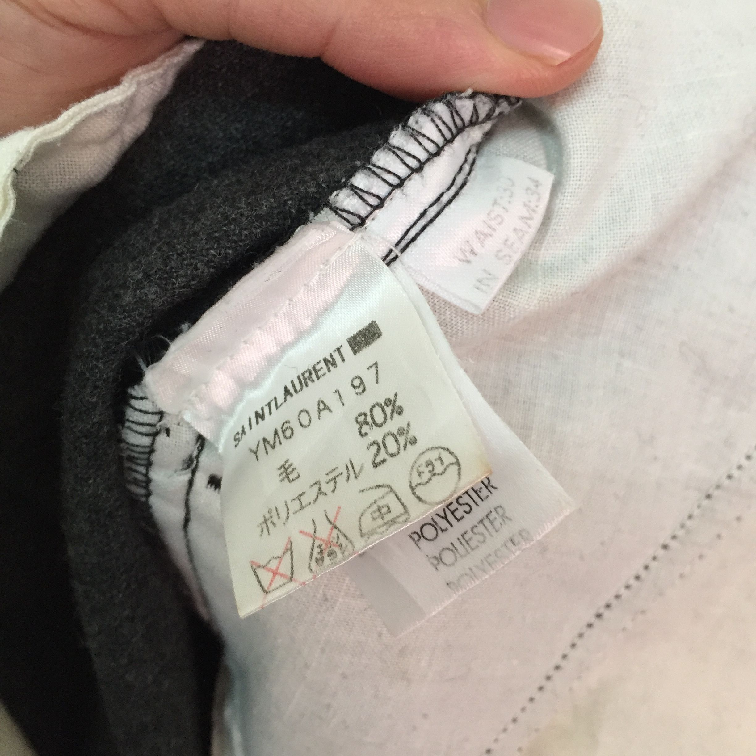 Saint Laurent Paris Wool Cargo pocket pants Size US 28 / EU 44 - 9 Thumbnail