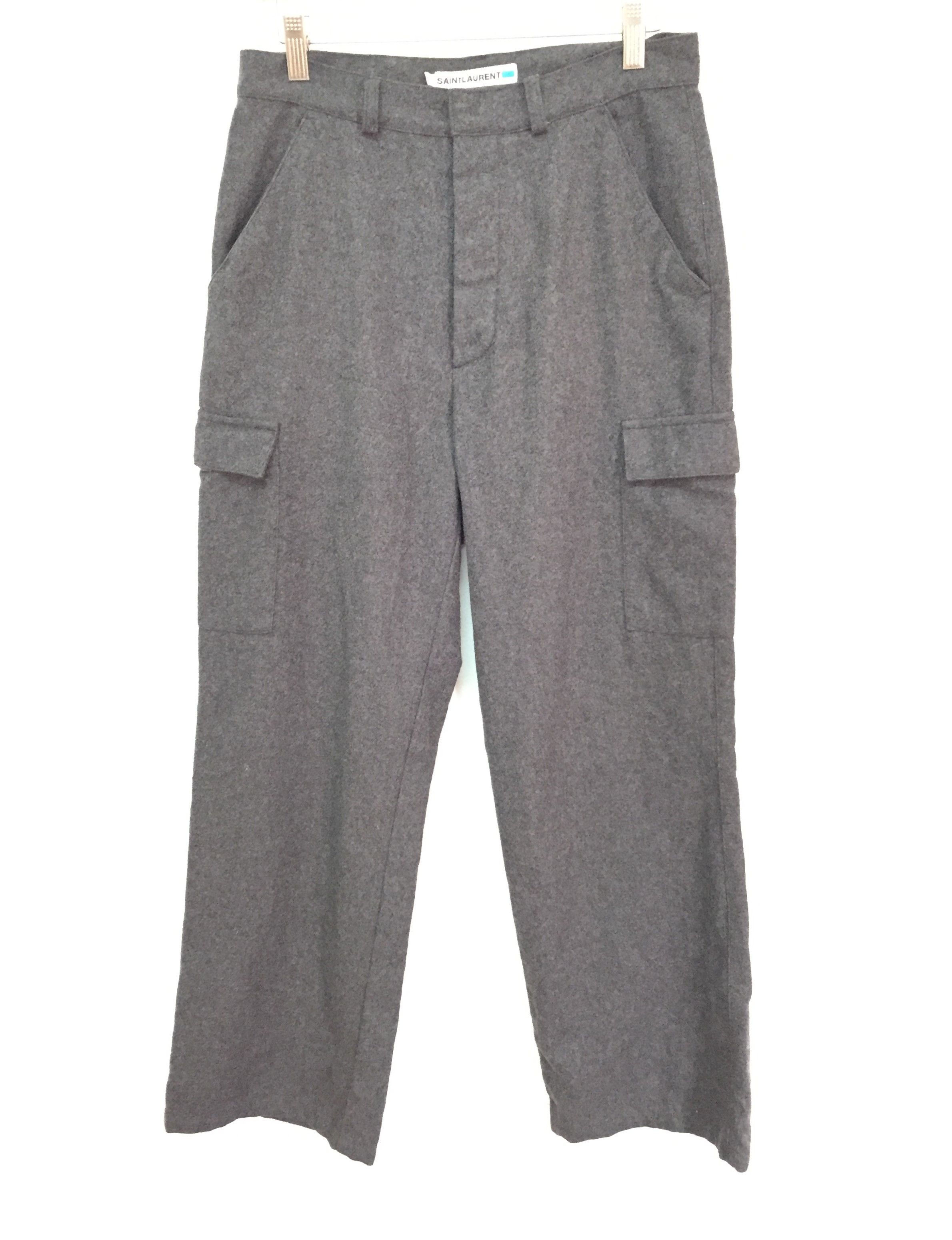 Saint Laurent Paris Wool Cargo pocket pants Size US 28 / EU 44 - 1 Thumbnail