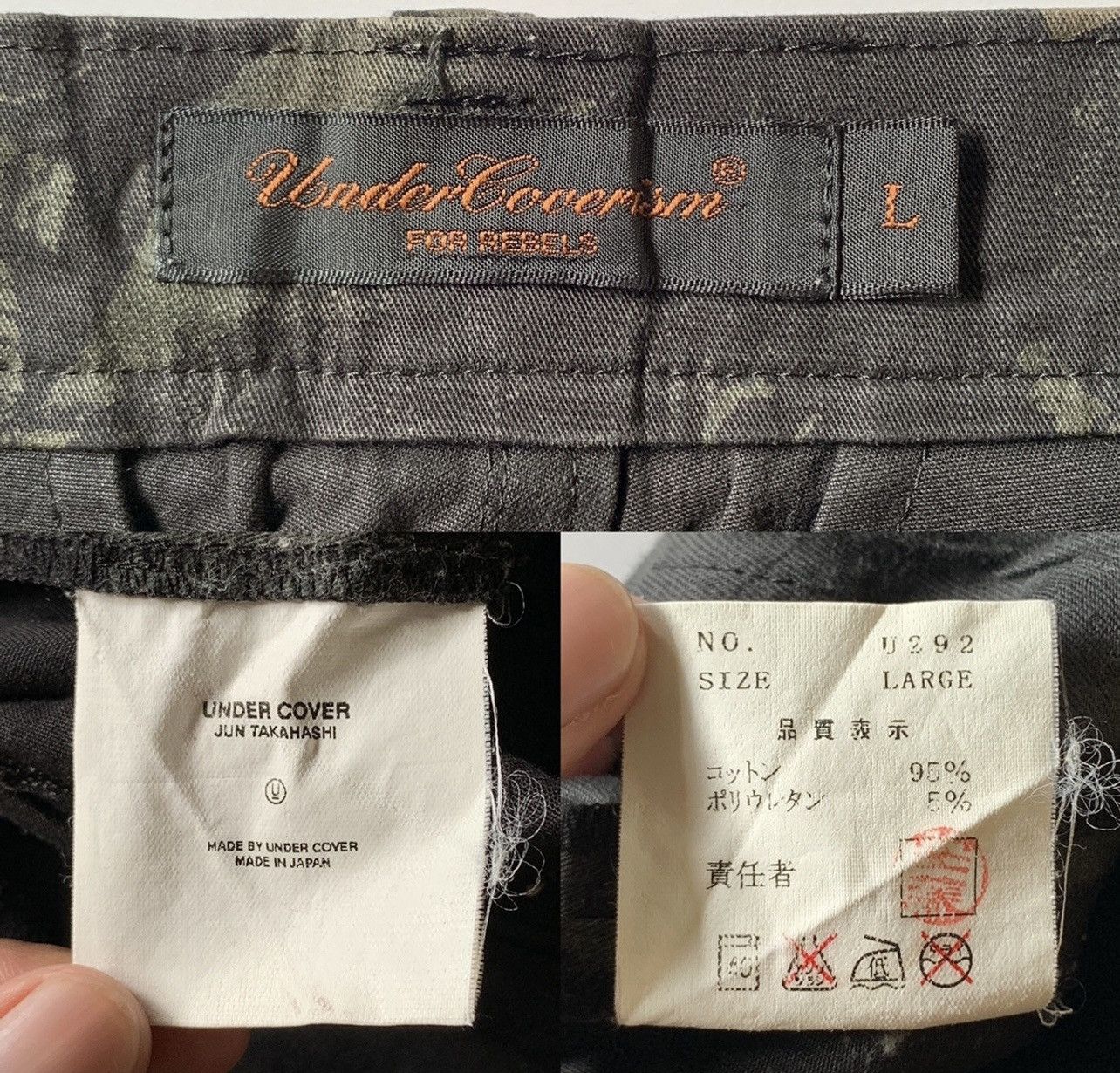 Japanese Brand Undercover SS03 “Scab” Public Enemy Pants Size US 32 / EU 48 - 5 Thumbnail
