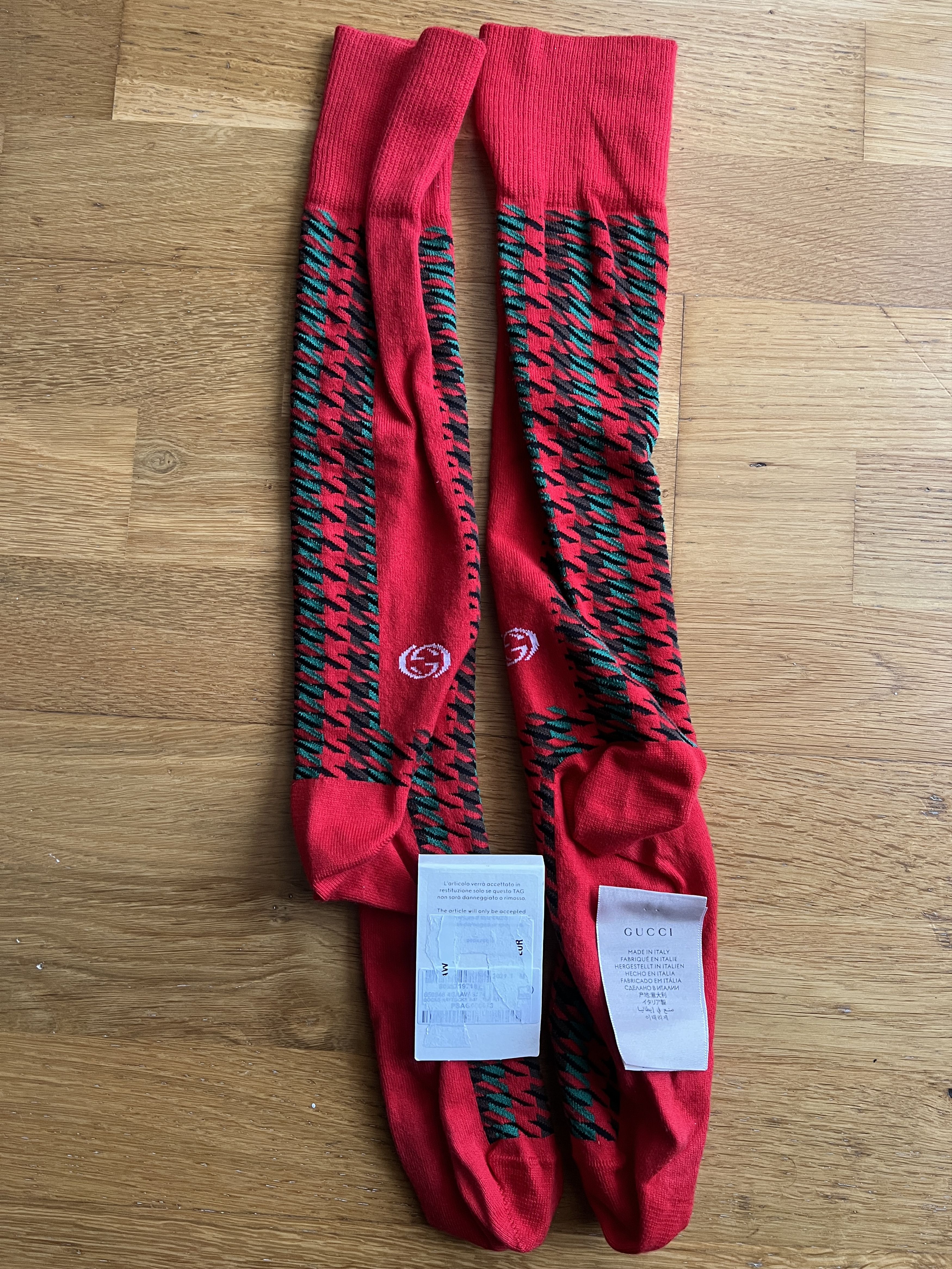 Gucci Gucci Red and green socks christmas size M Grailed