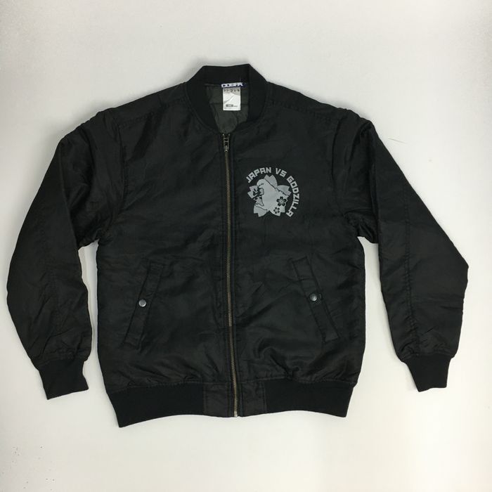 Japanese Brand COSPA Japan vs Godzilla Bomber Jacket with Hidden Pocket ...