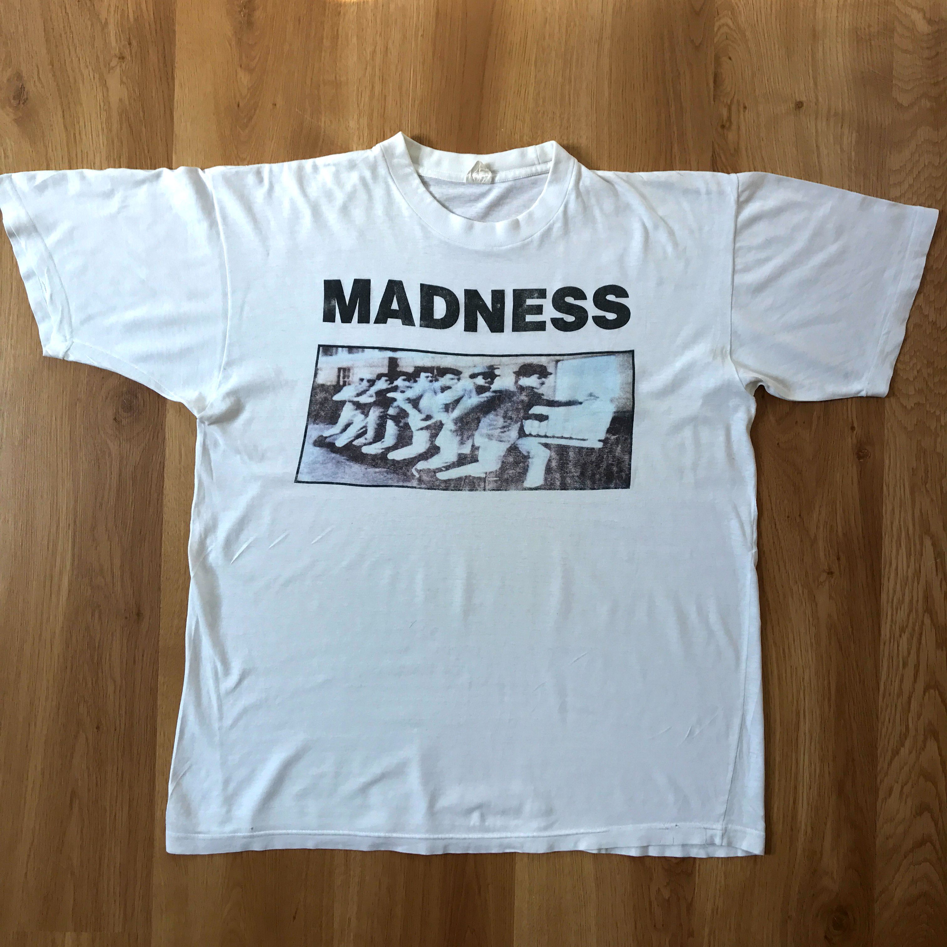 Vintage RARE 1992 Madness Madstock Tour T Shirt | Grailed