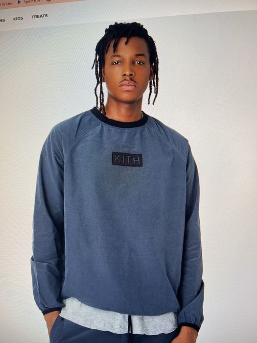 Kith Kith L/S Nylon Ripstop Johnson Crewneck | Grailed