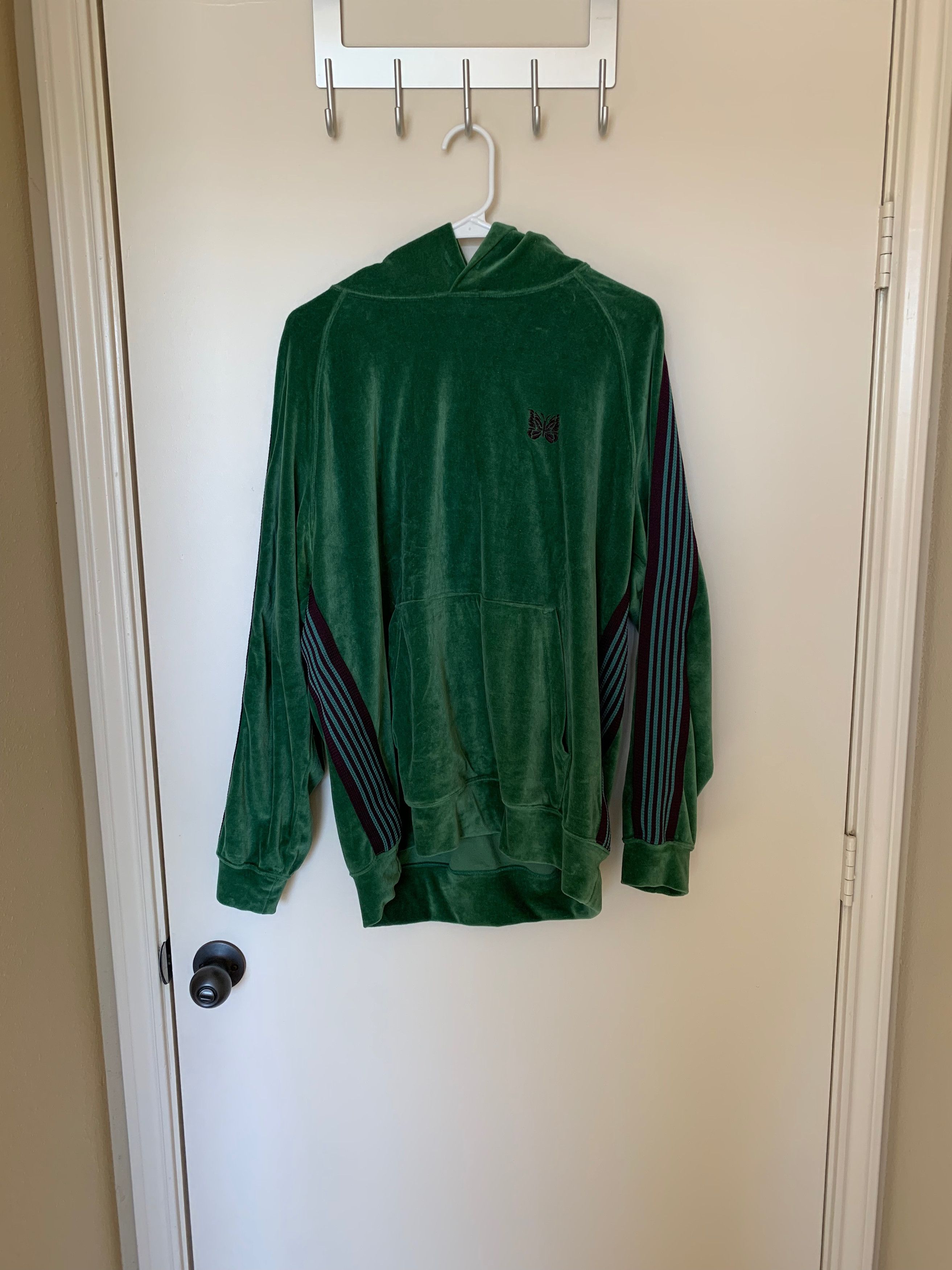 Needles Needles Velour Hoodie Size US L / EU 52-54 / 3 - 1 Thumbnail