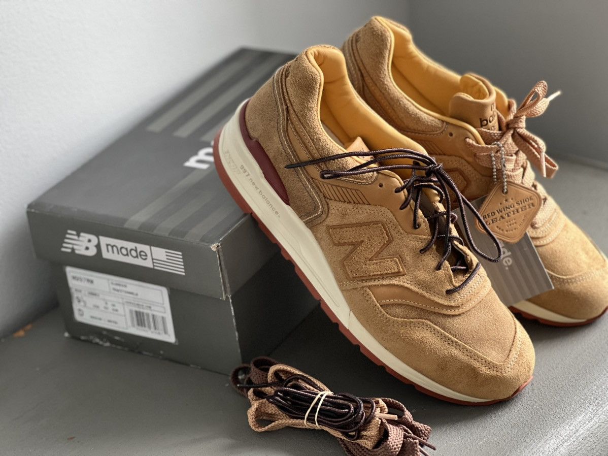 New Balance Red Wing New Balance x Red Wing Shoes Brown M997RW Tan Men s 9.5US Grailed