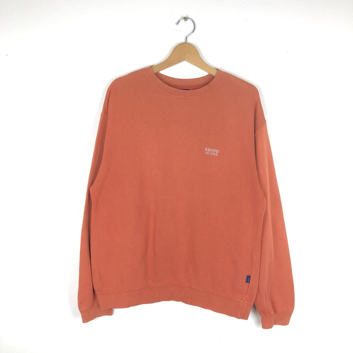 Japanese Brand × Kenzo Kenzo Jeans Spell Out Embroidery Big Logo Sweatshirt Size US L / EU 52-54 / 3 - 2 Thumbnail