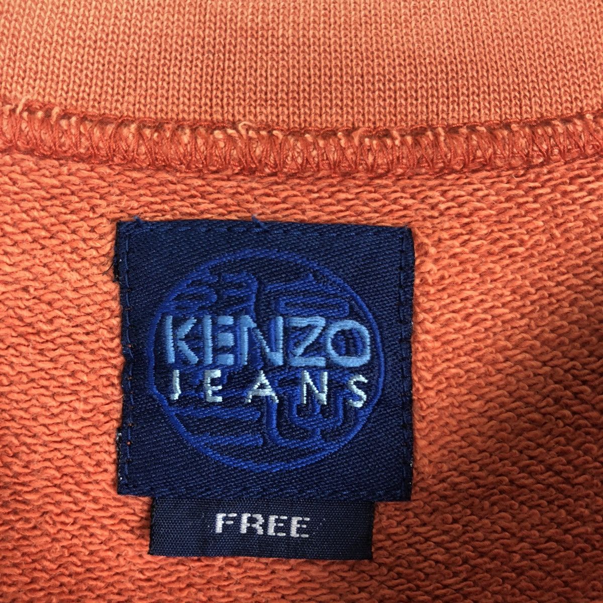 Japanese Brand × Kenzo Kenzo Jeans Spell Out Embroidery Big Logo Sweatshirt Size US L / EU 52-54 / 3 - 4 Thumbnail