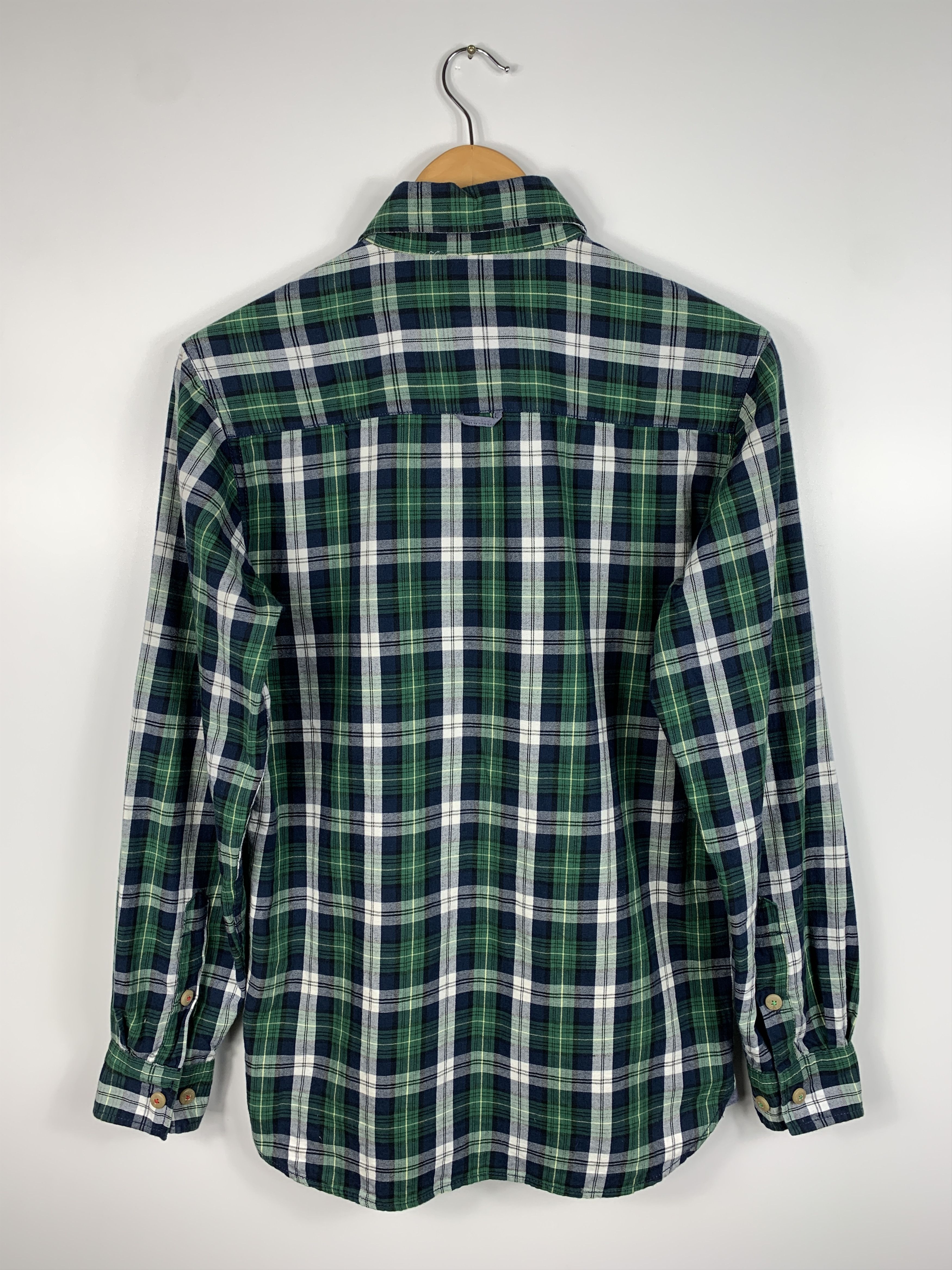 Kickers KICKERS Long Sleeve Button Down Check Shirt Green Size S Size US S / EU 44-46 / 1 - 6 Thumbnail