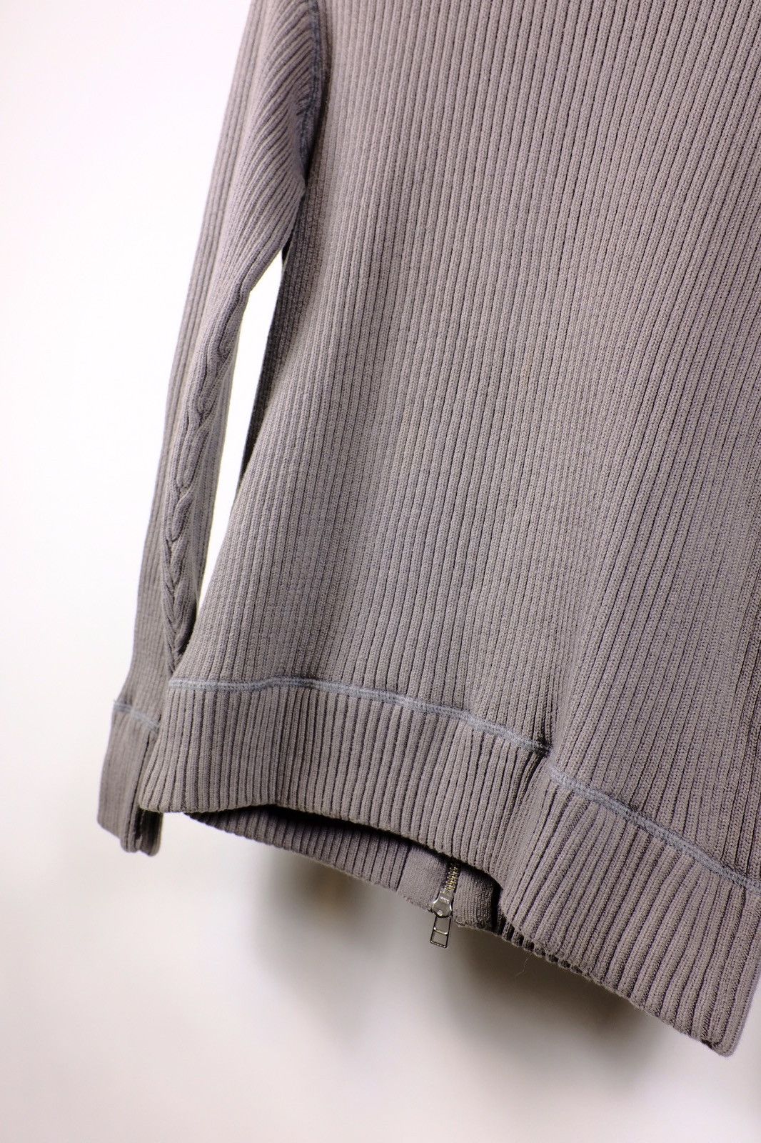 トップス 90s 00s y2k TAKEO KIKUCHI ds knit Takeo Kikuchi Rib Knit Zip Up Archival 90s 00's